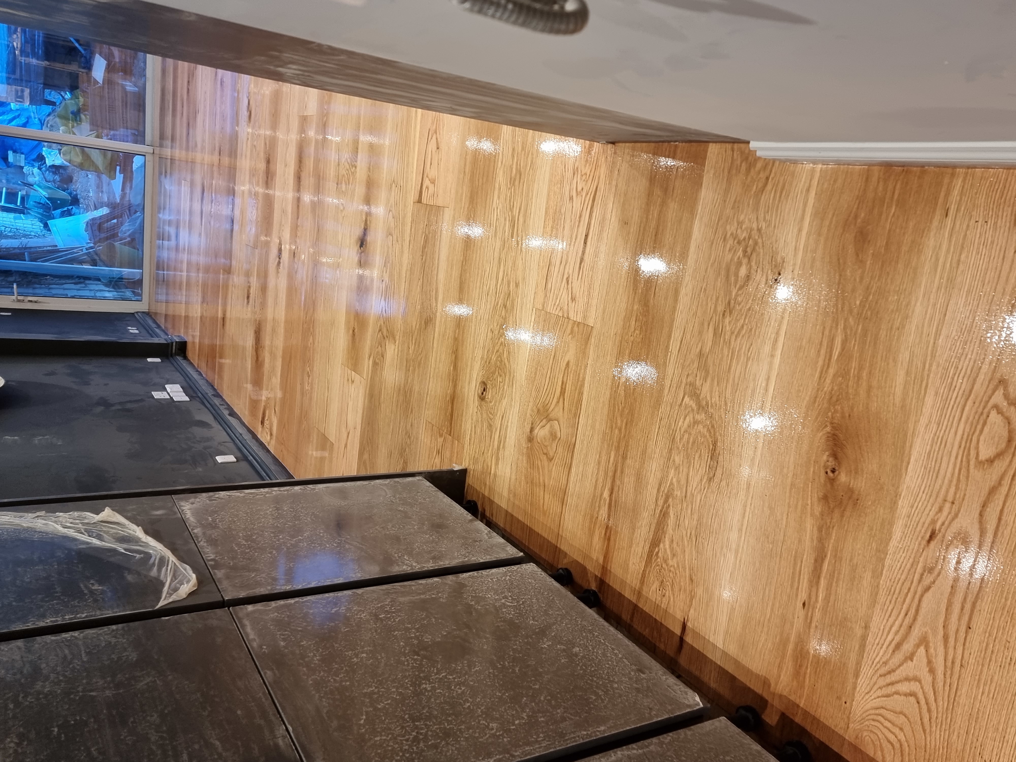 Engineered Wood floor after sanding work in SW6
