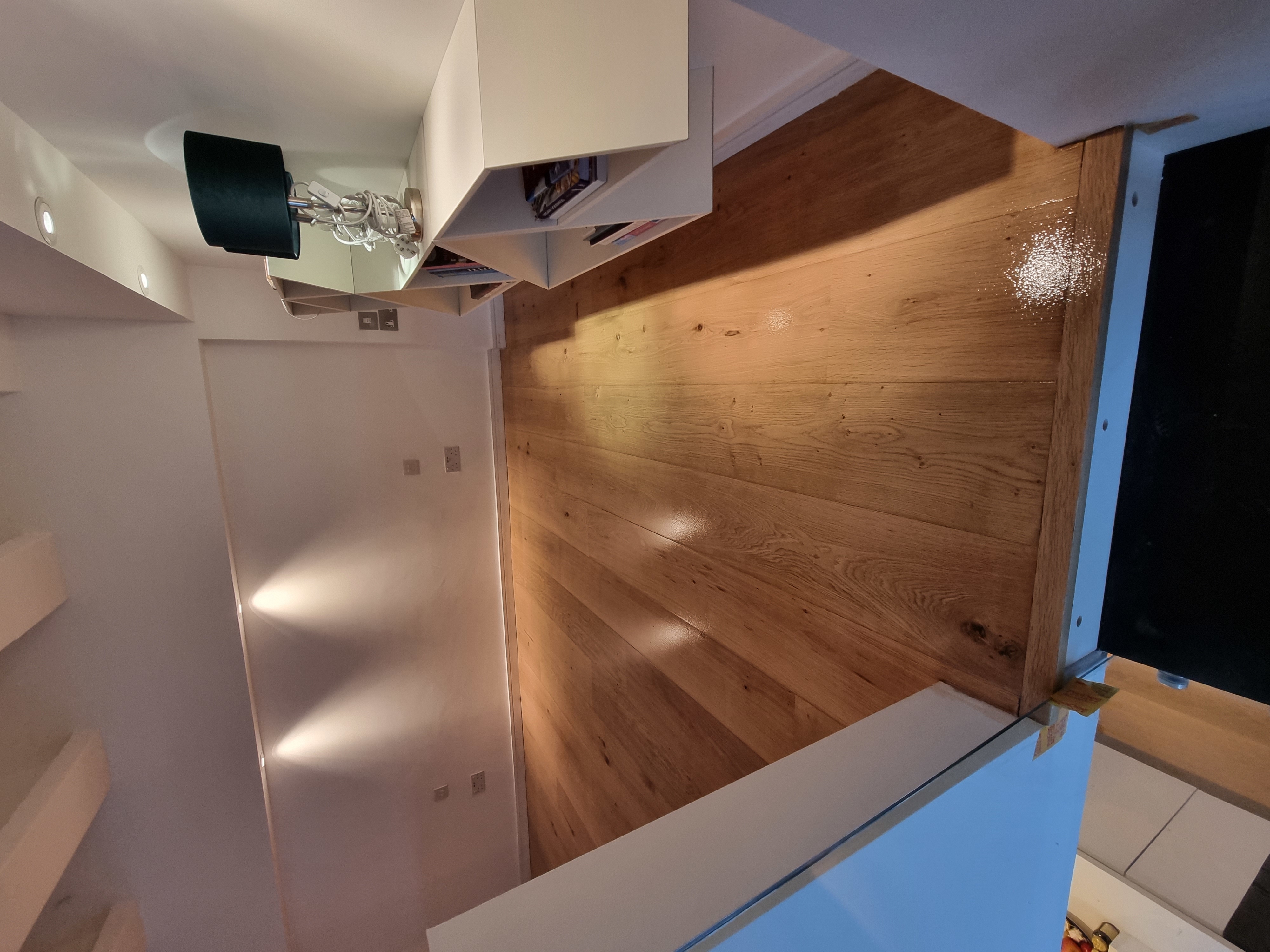 Engineered Wood floor after sanding work in SW6