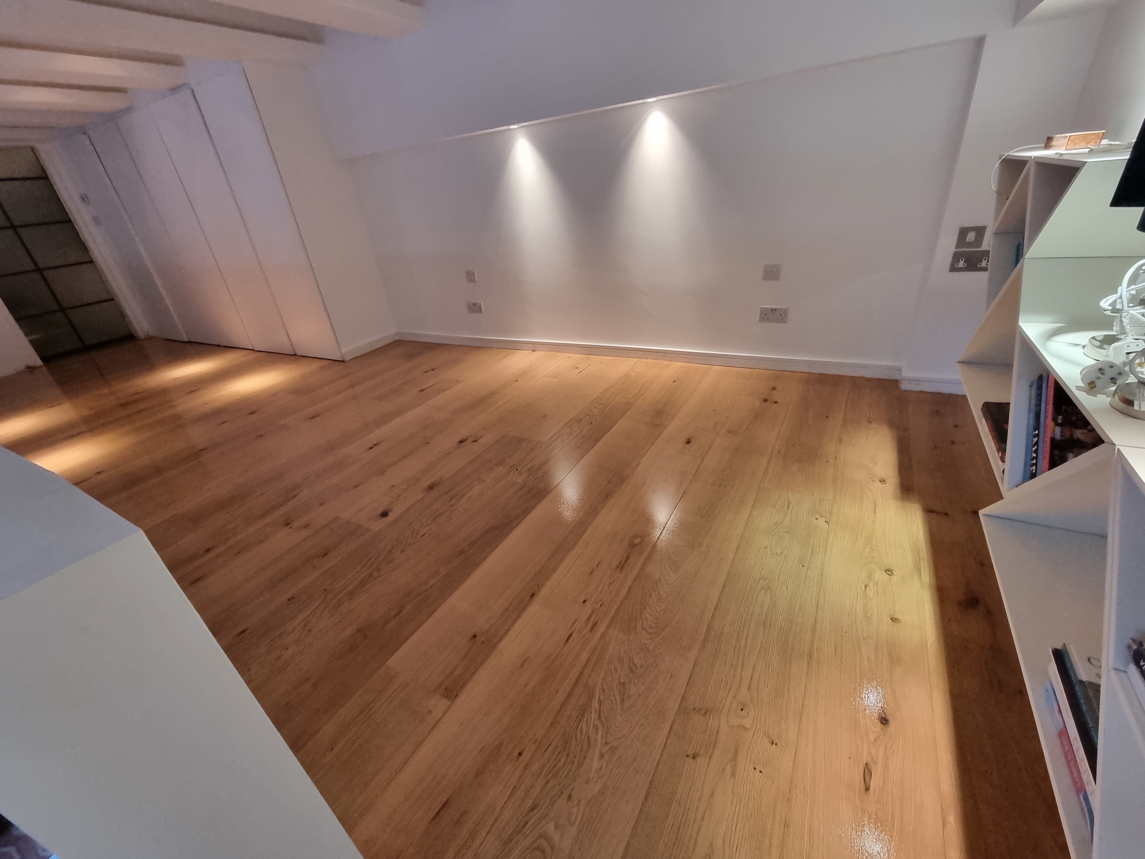Engineered Wood floor after sanding work in SW6