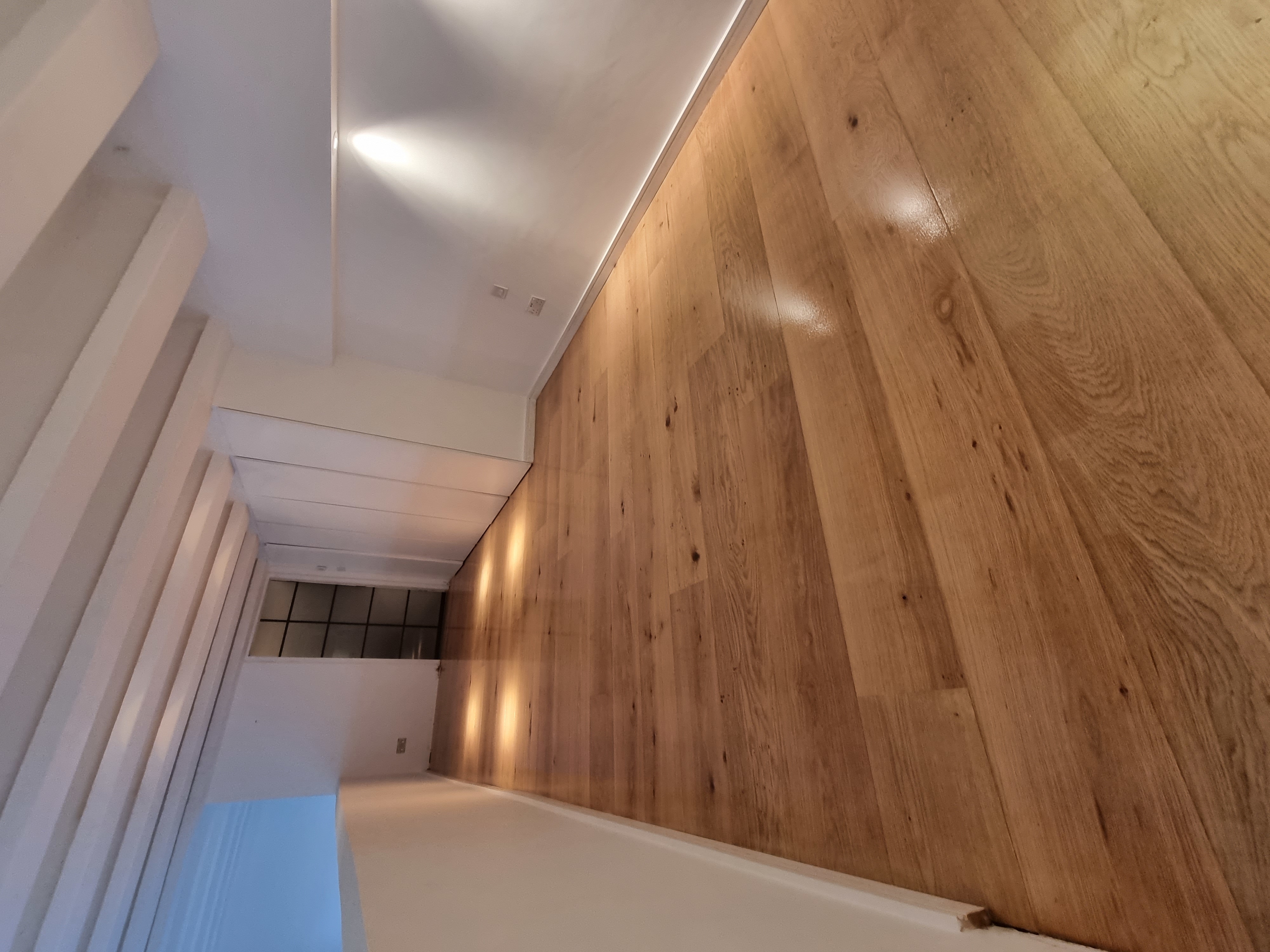 Engineered Wood floor after sanding work in SW6
