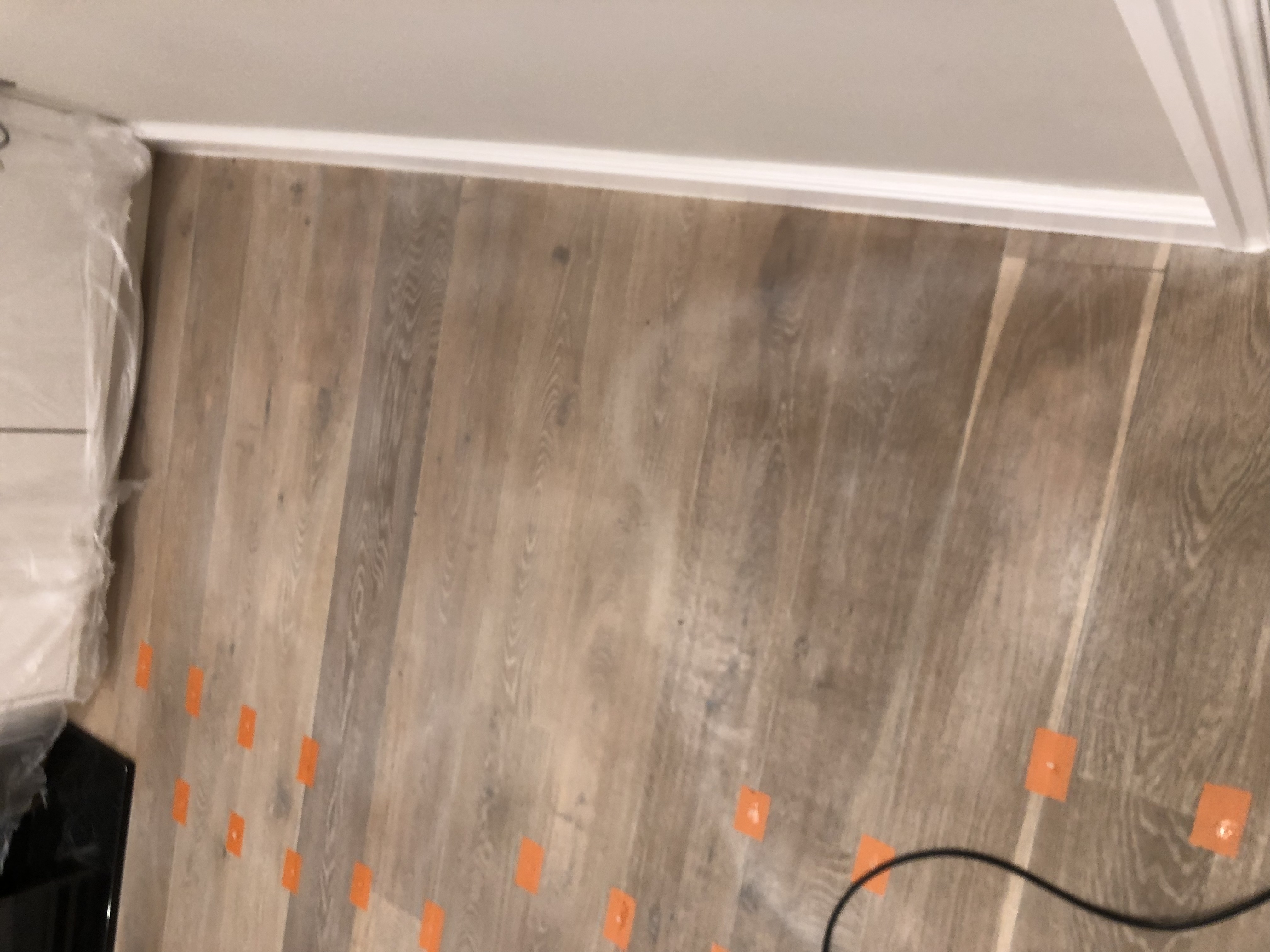 Engineered Wood floor after sanding work in SW6