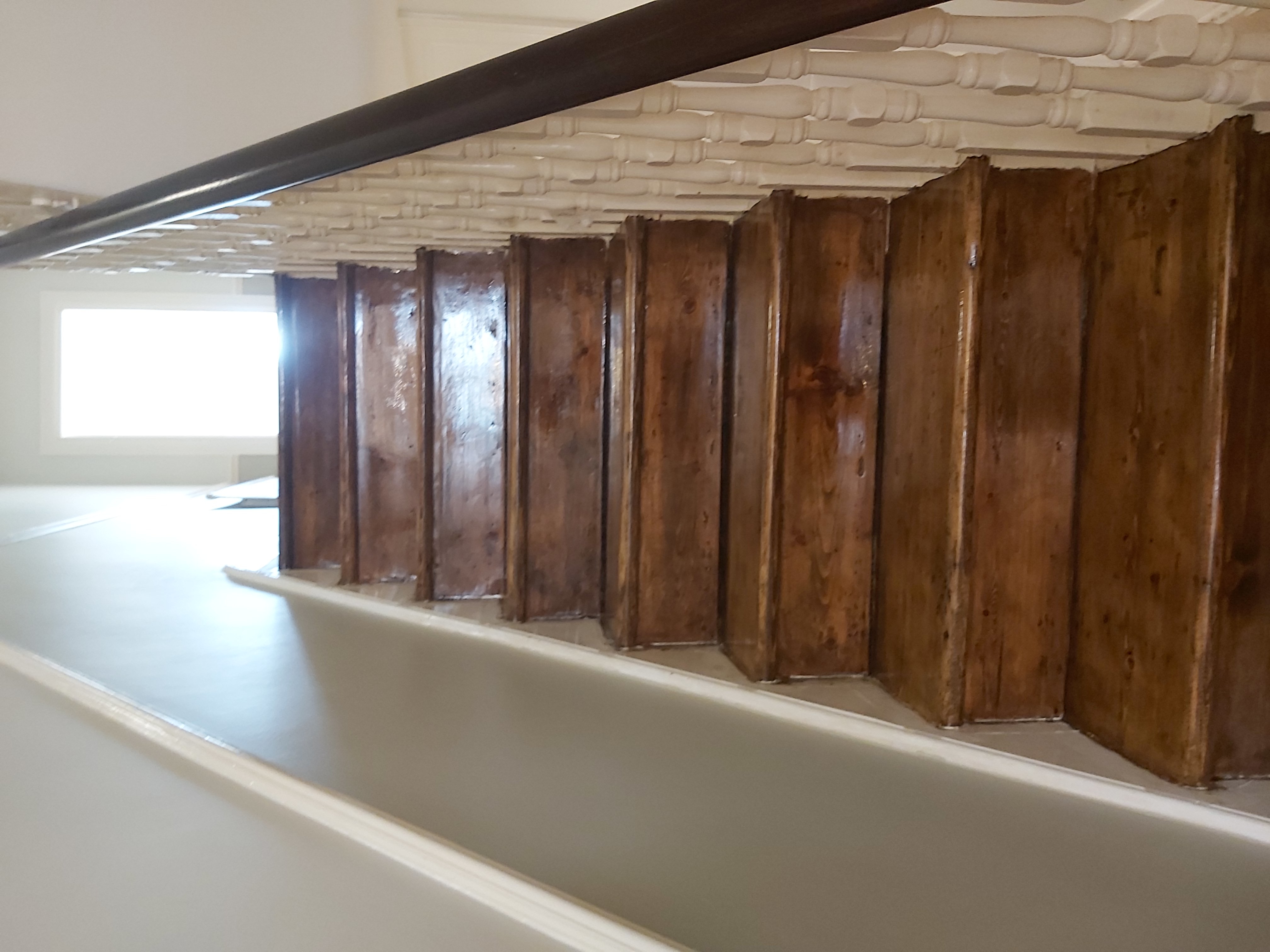 Floorboards floor after sanding work in SW6