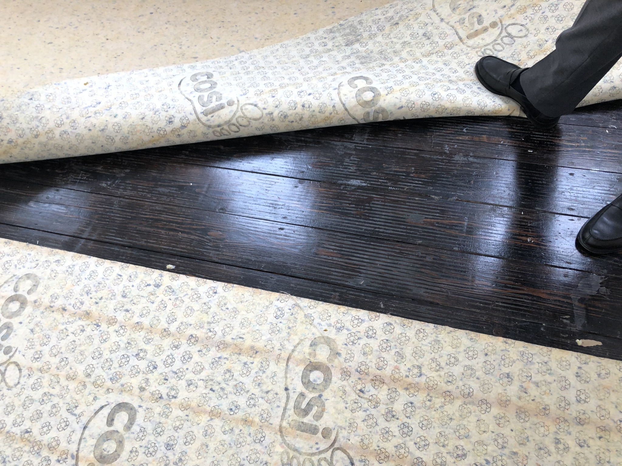 Floor condition before work at SW6