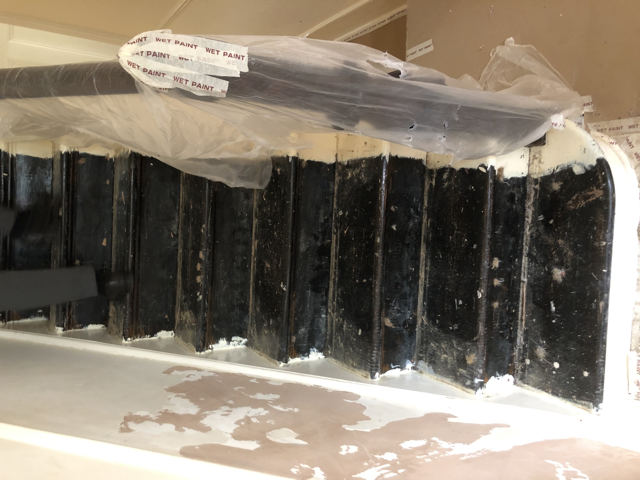 Floor condition before work at SW6