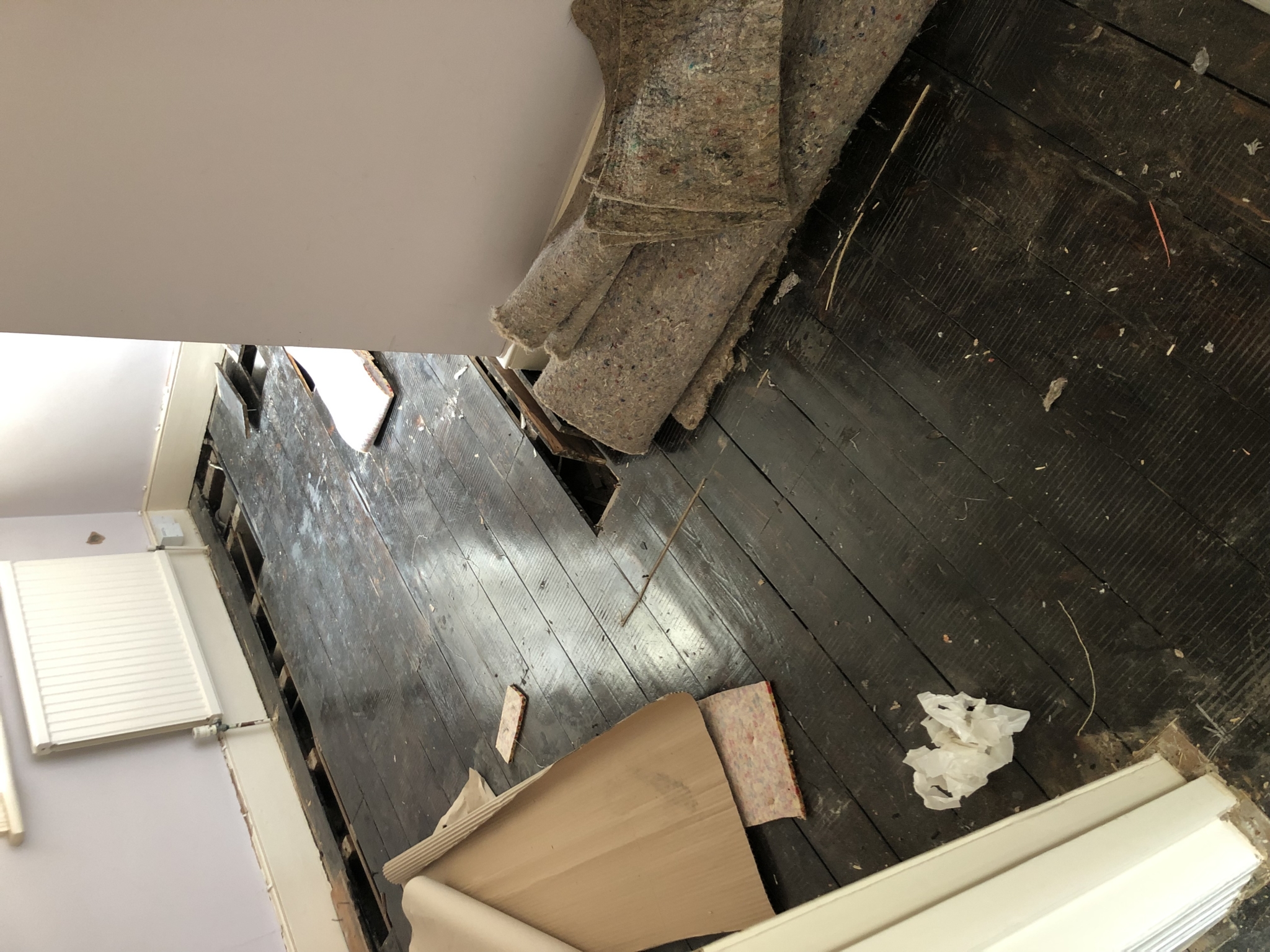 Floor condition before work at SW6