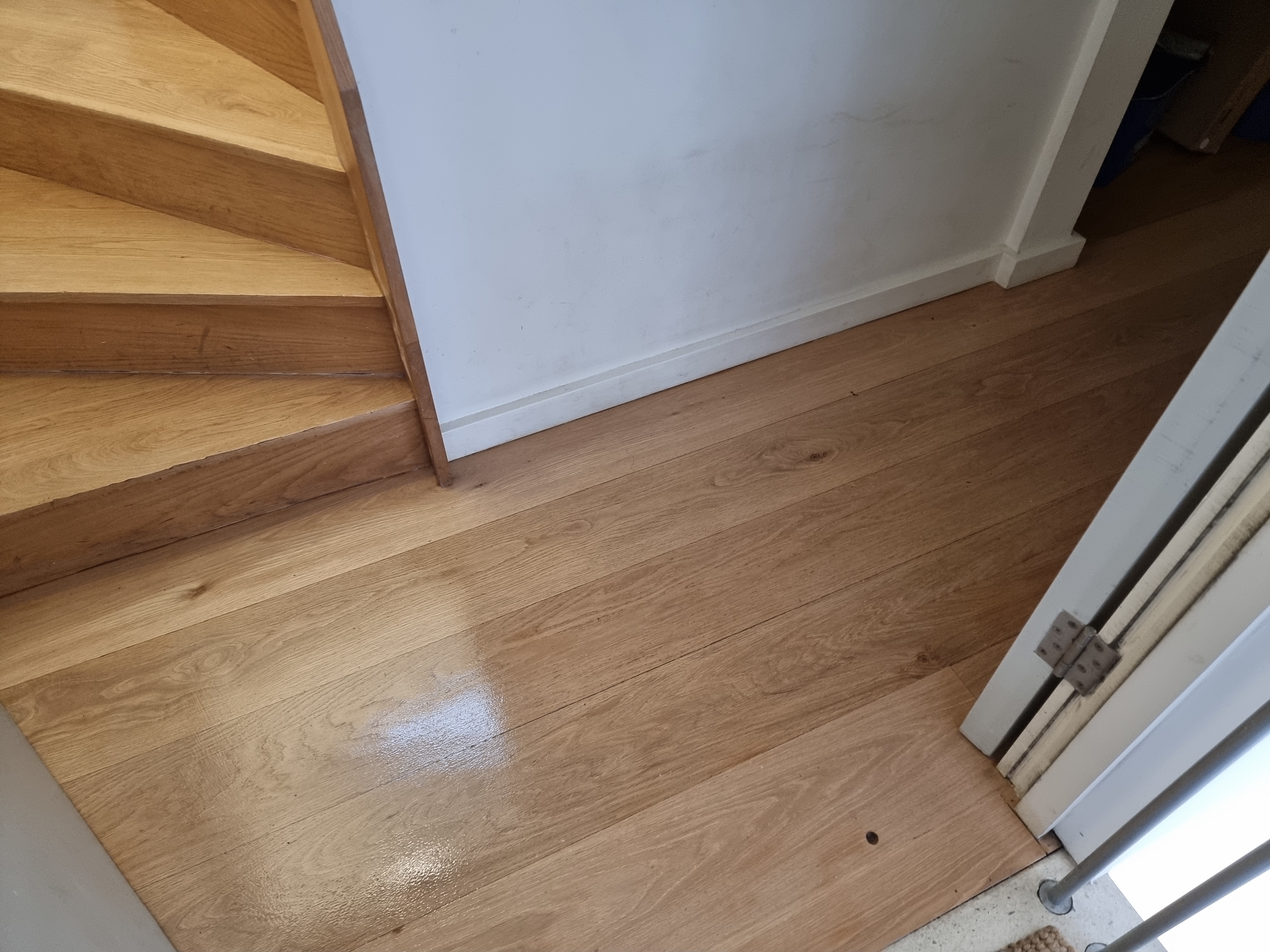 Wood Floor floor after sanding work in SW6