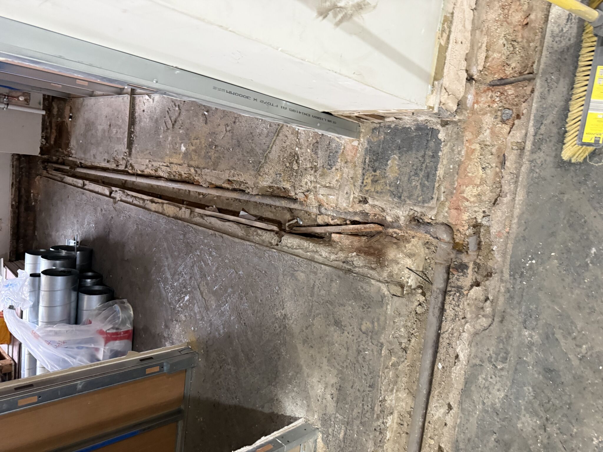 Floor condition before work, Kensington