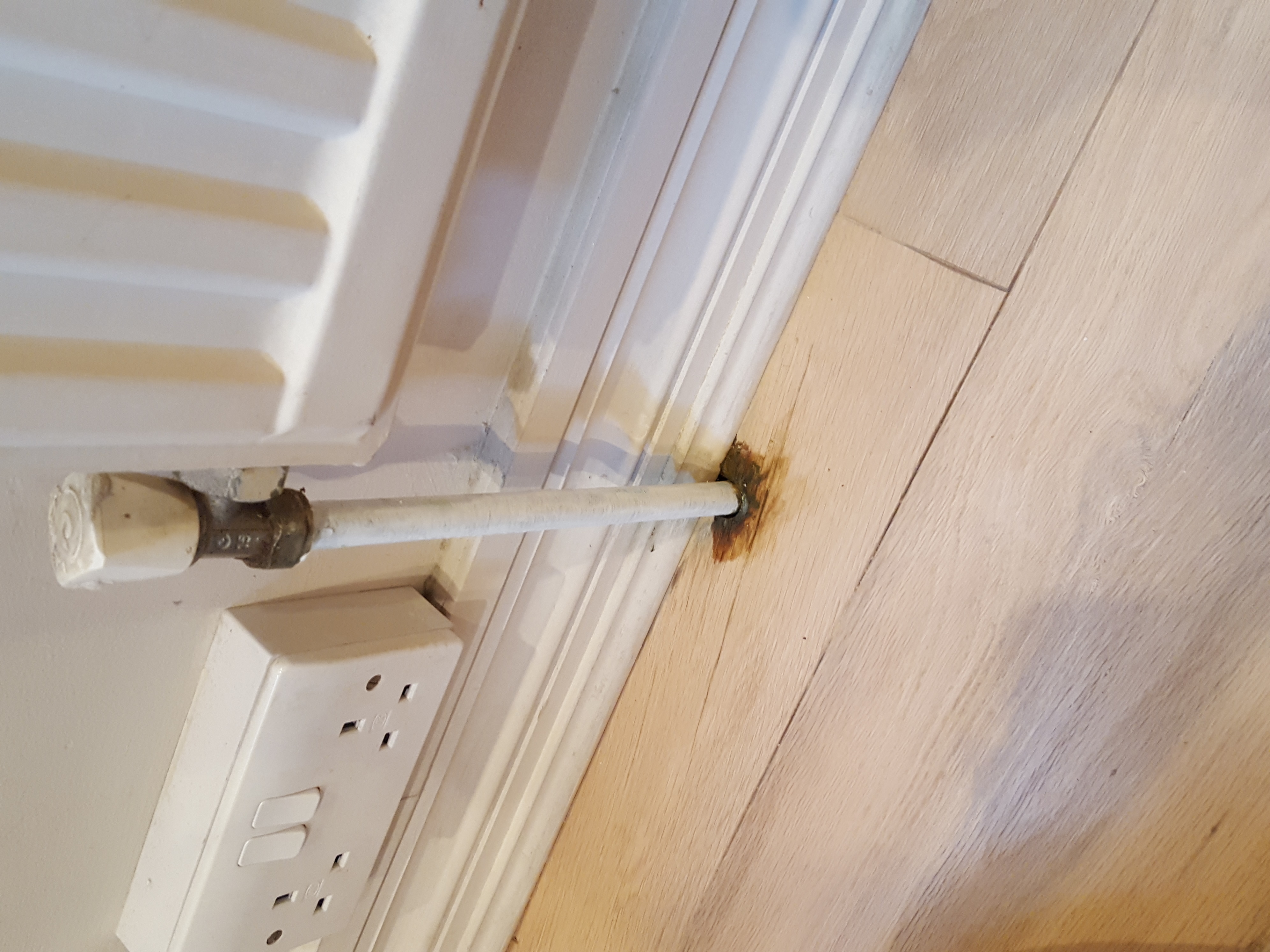 Engineered Wood floor after sanding work in SW7