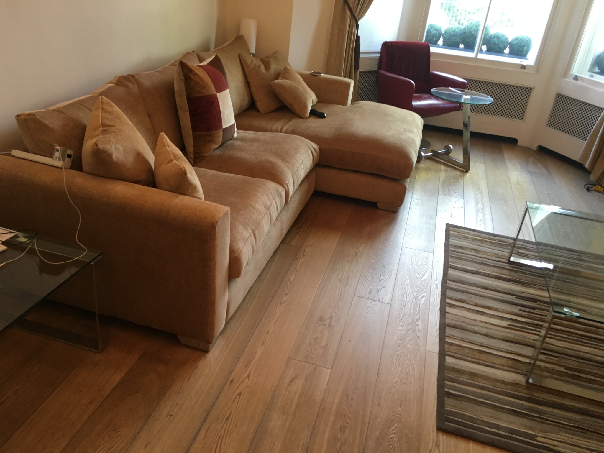 Floor condition before work at SW7