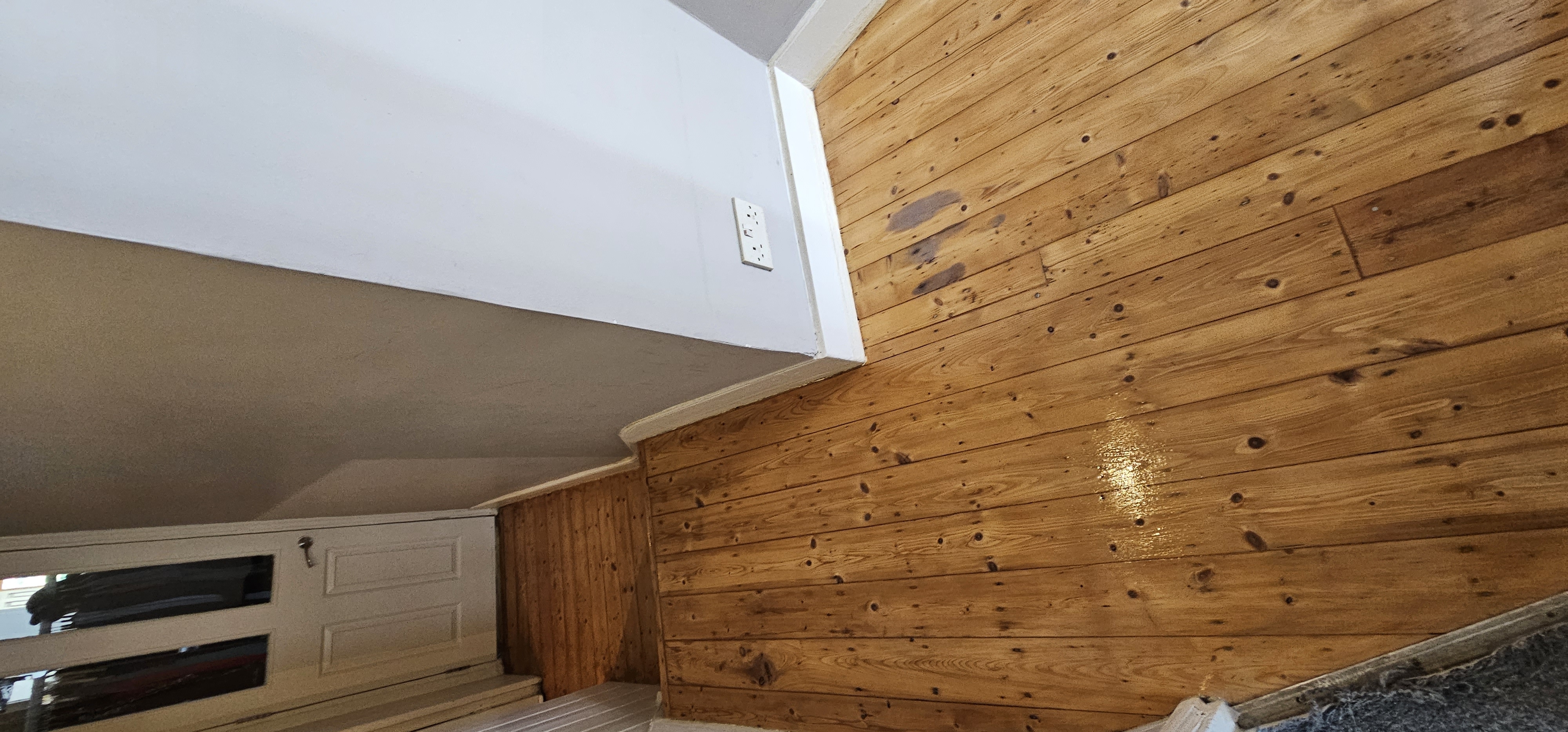 Floorboards floor after sanding work in SW9