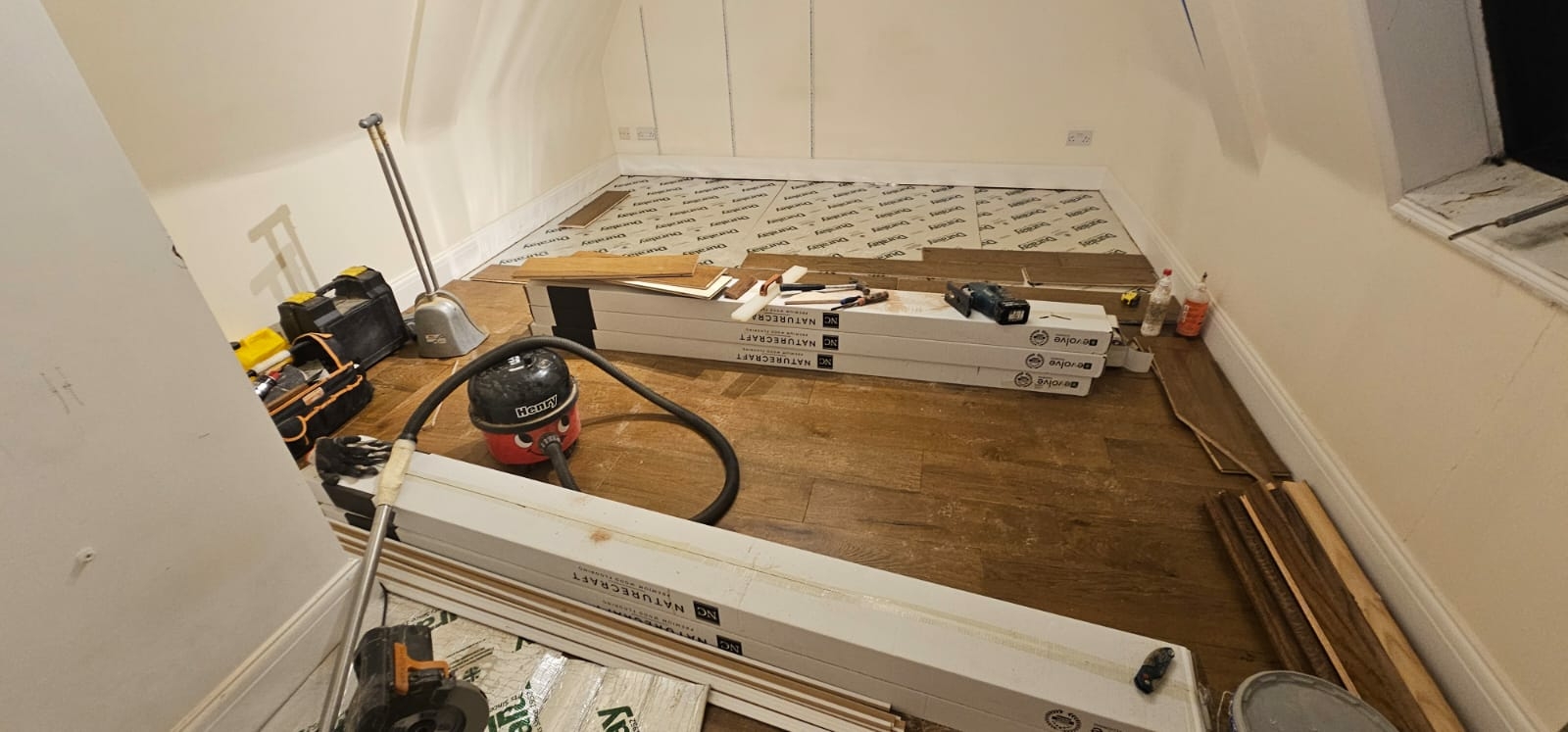 Completed floor, London