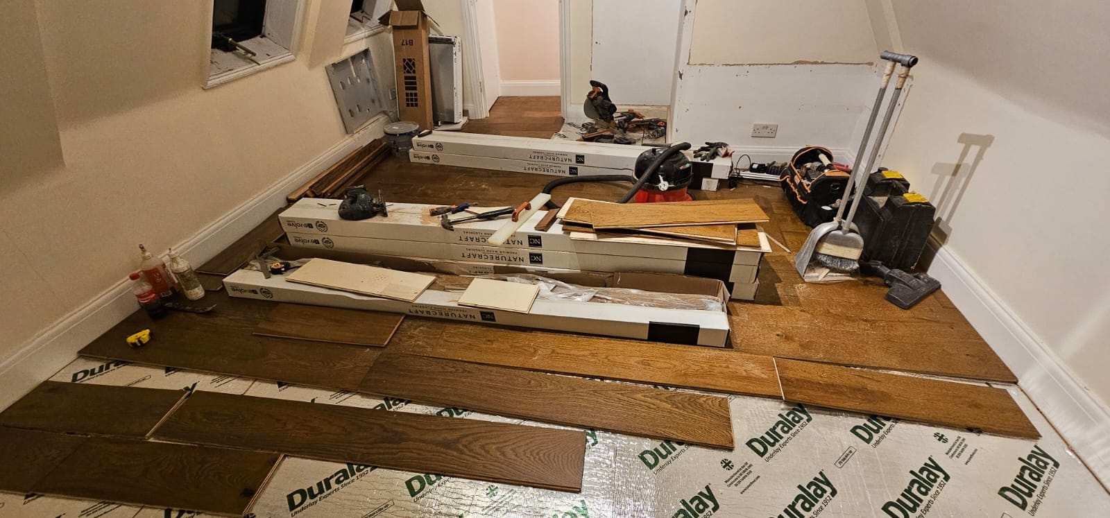 Completed floor, London
