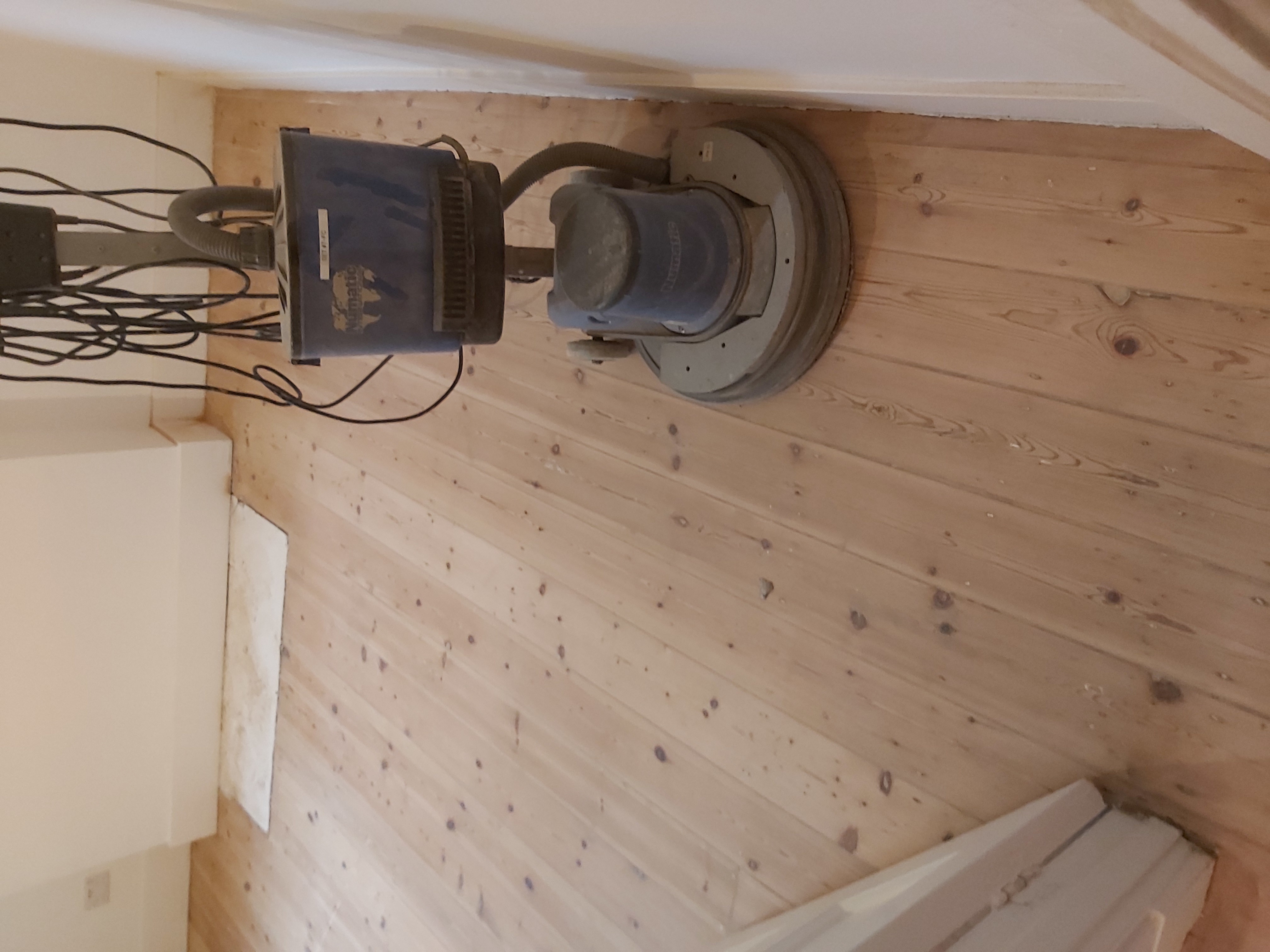 Laminate floor after sanding work in SW9