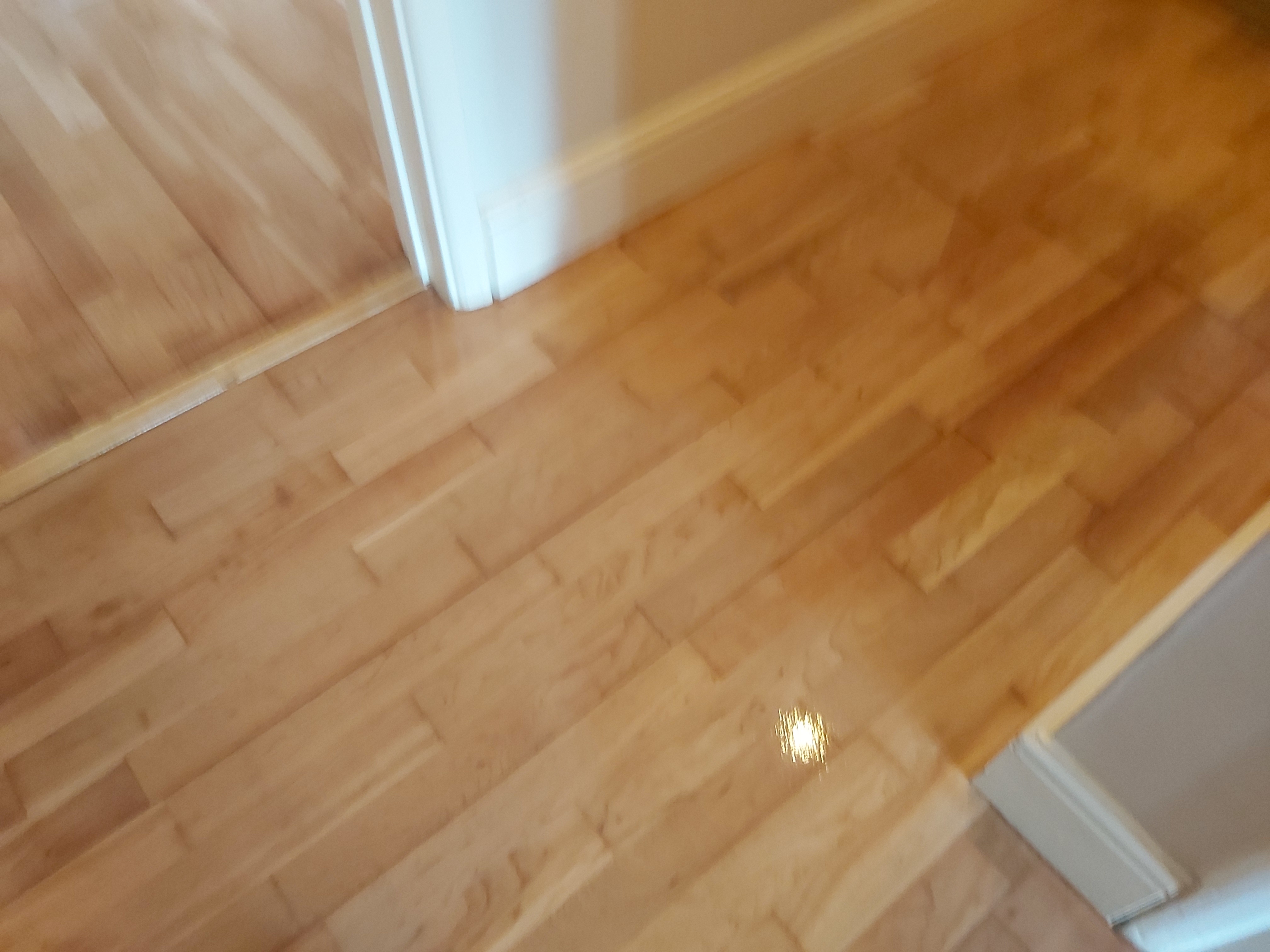 Engineered Wood floor after sanding work in TW19