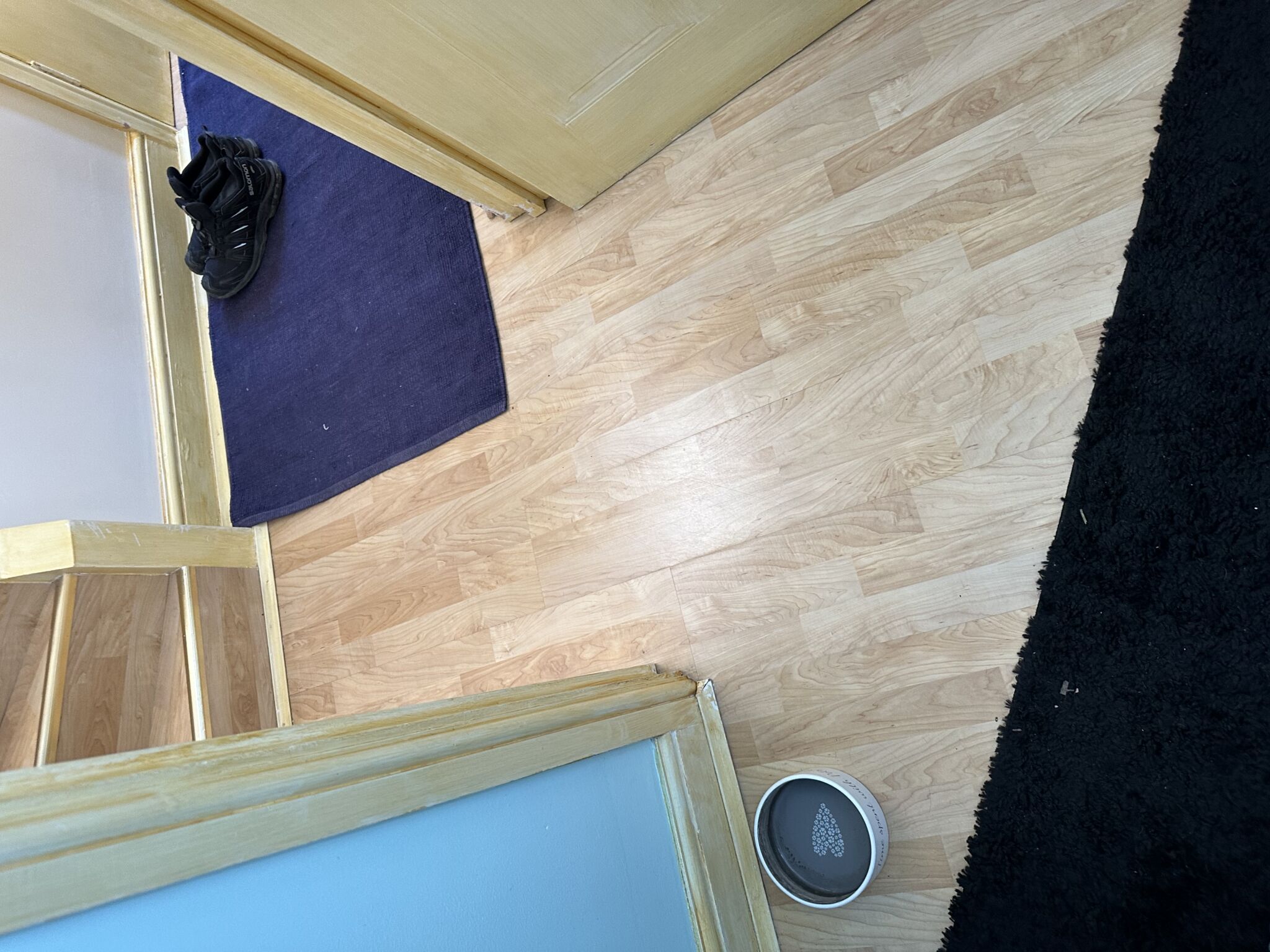 Floor condition before work at W10