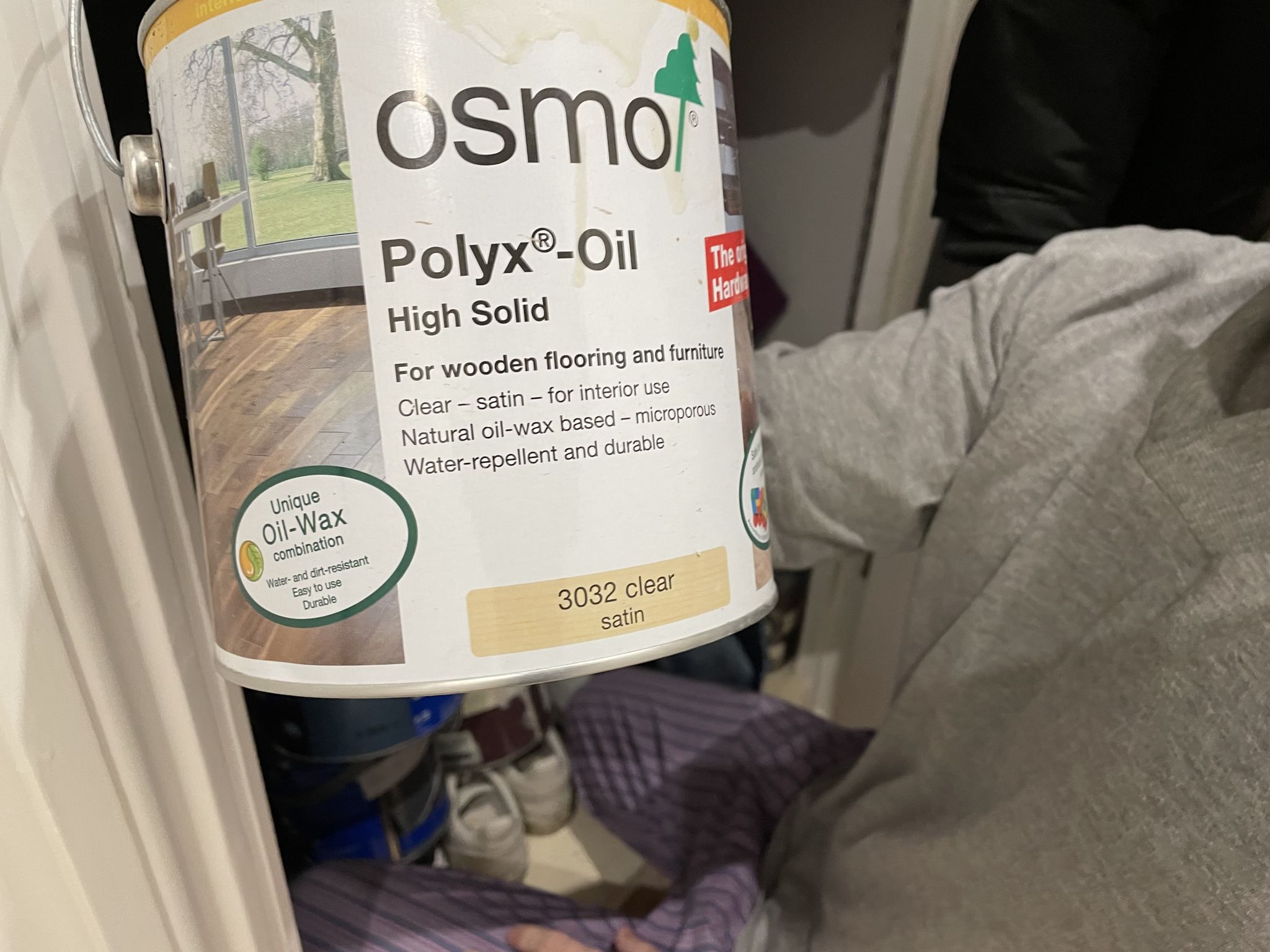 Floor condition before work at W112RE