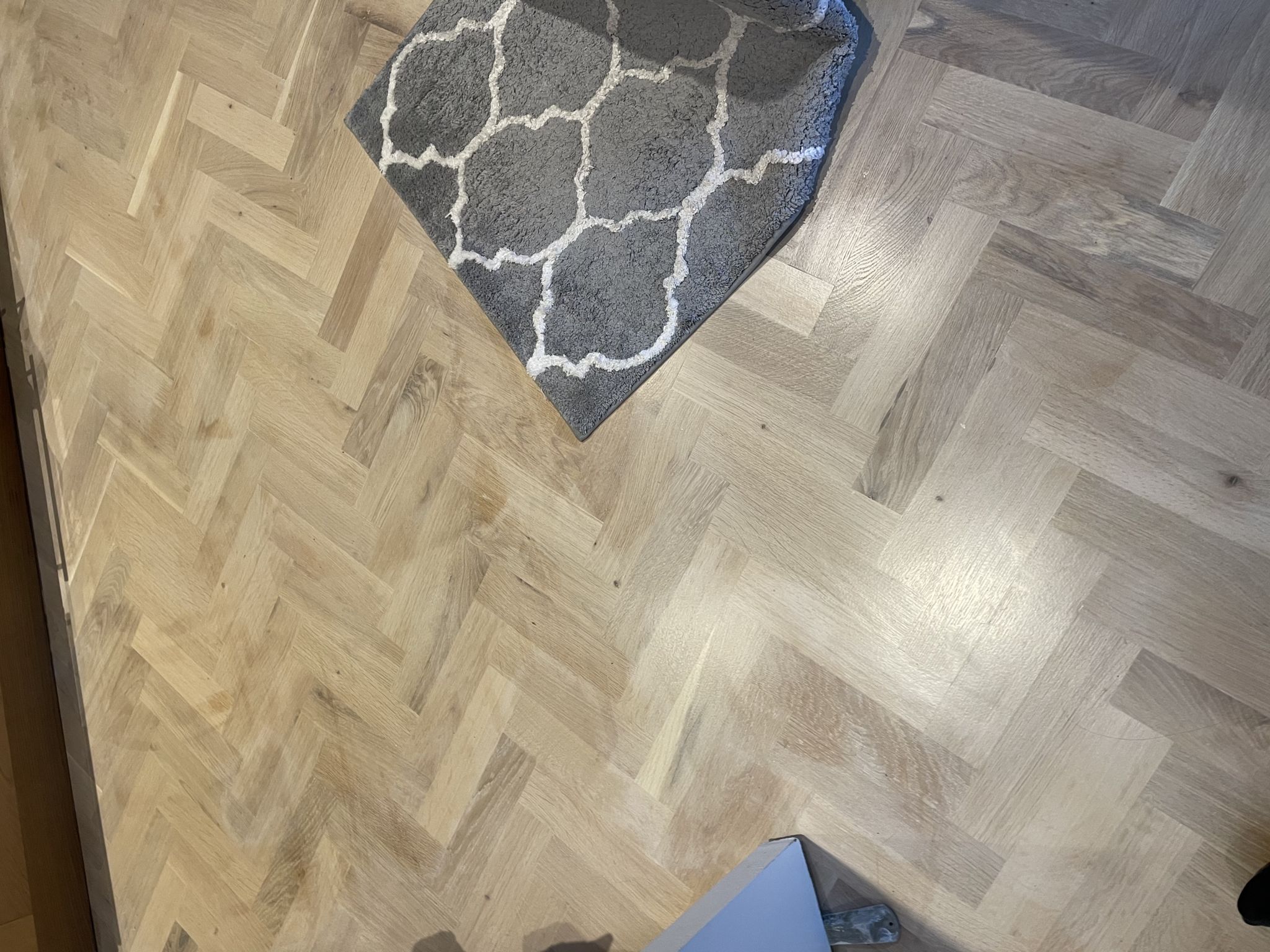 Floor condition before work at W112RE