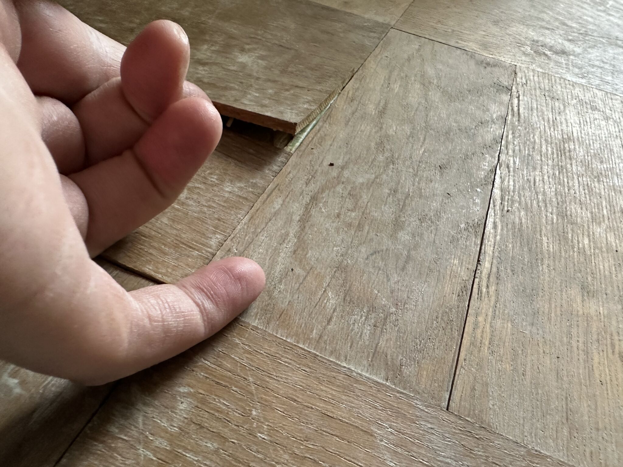 Floor condition before work at W13