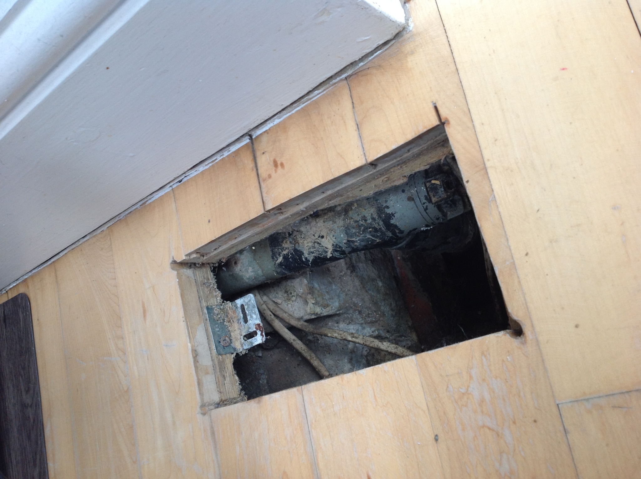 Floor condition before work at W13