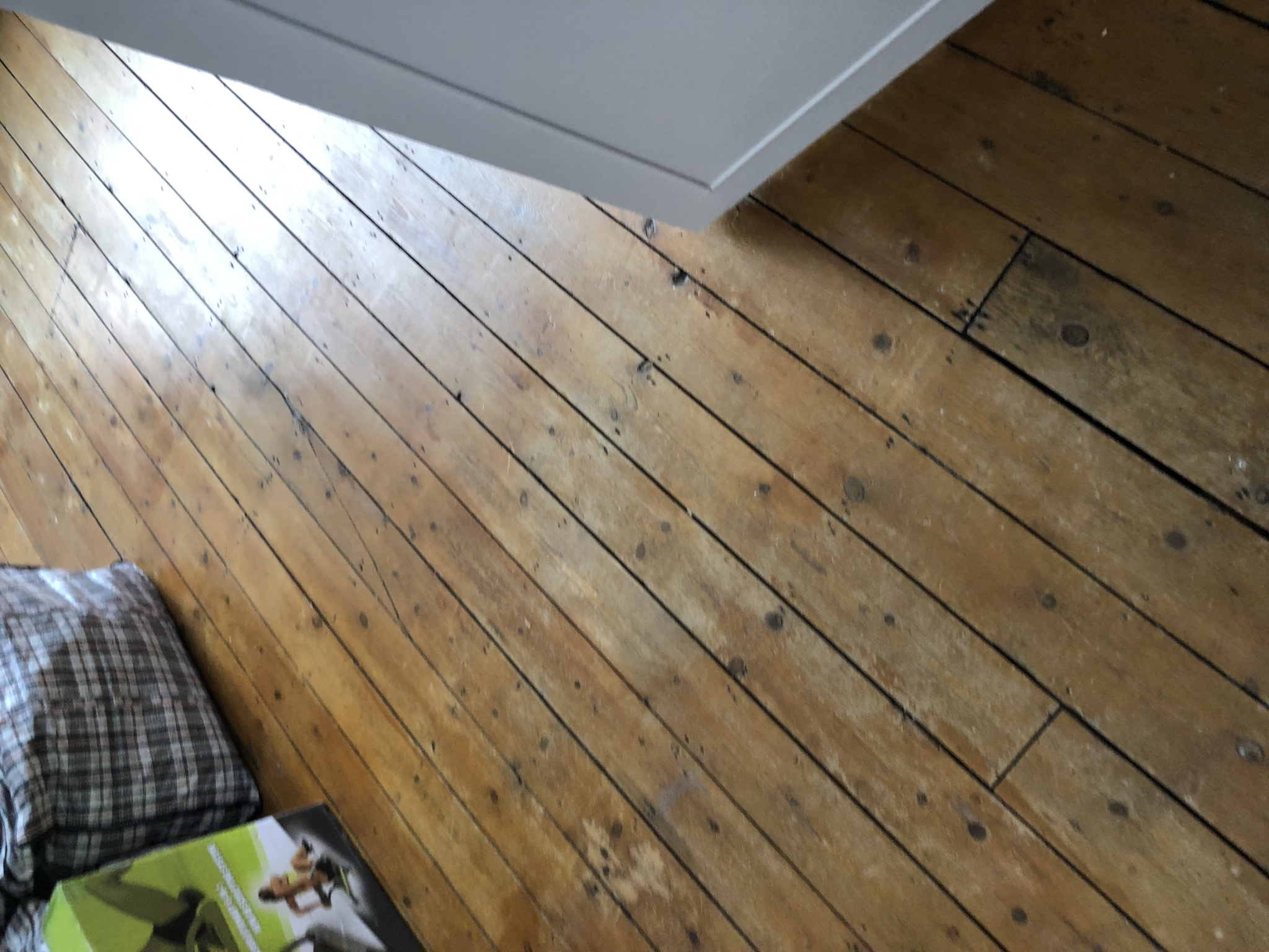 Floor condition before work at W14