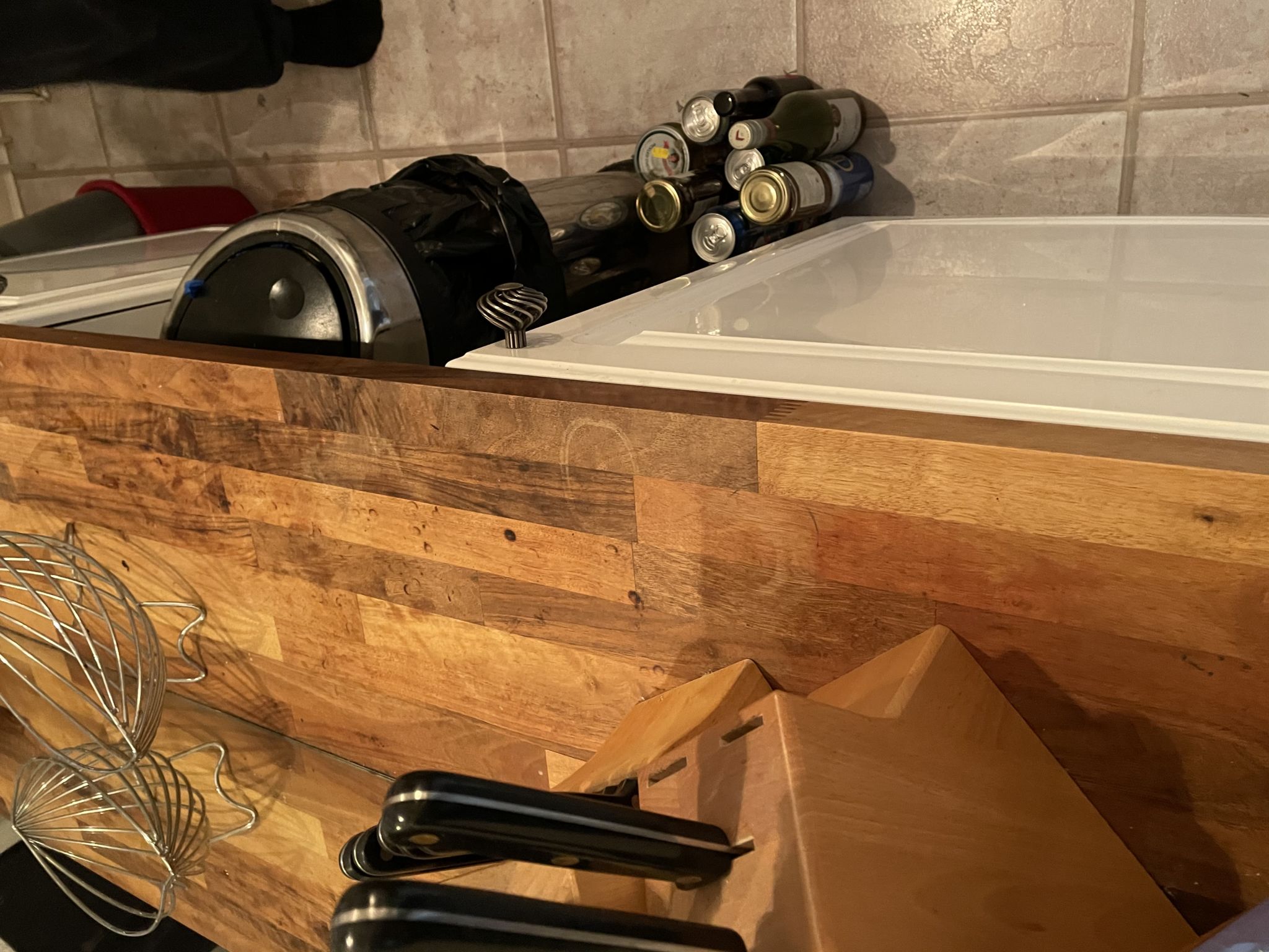 Floor condition before work at W14