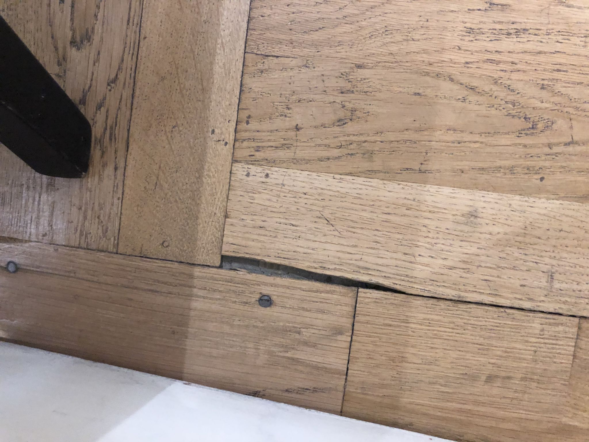 Floor condition before work at W1S