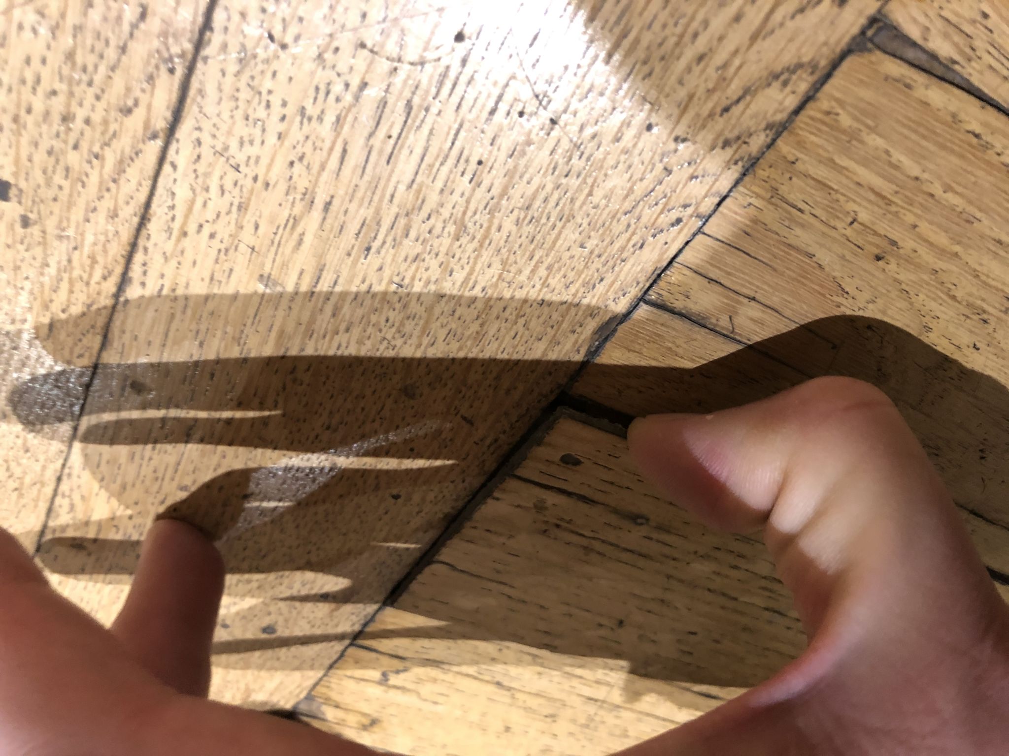 Floor condition before work at W1S