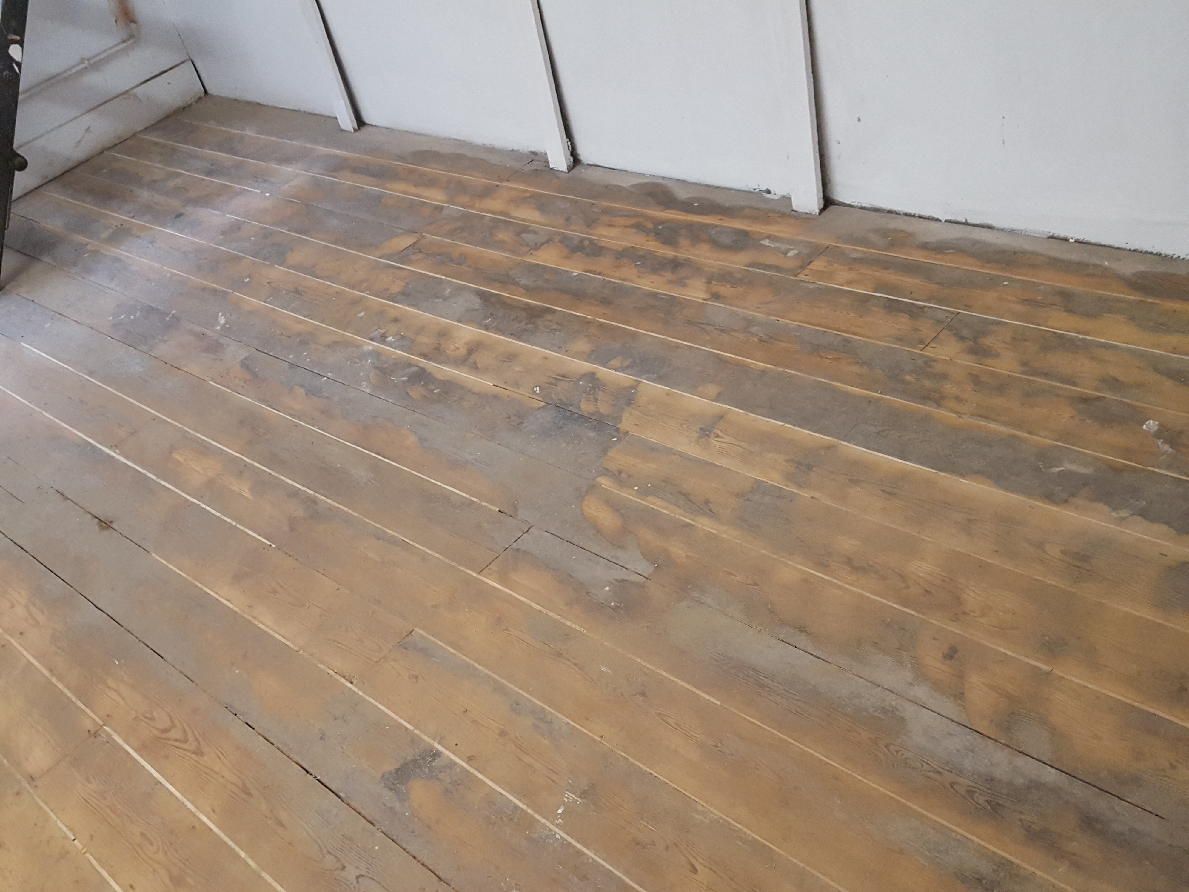 Wood Floor floor after sanding work in W1W