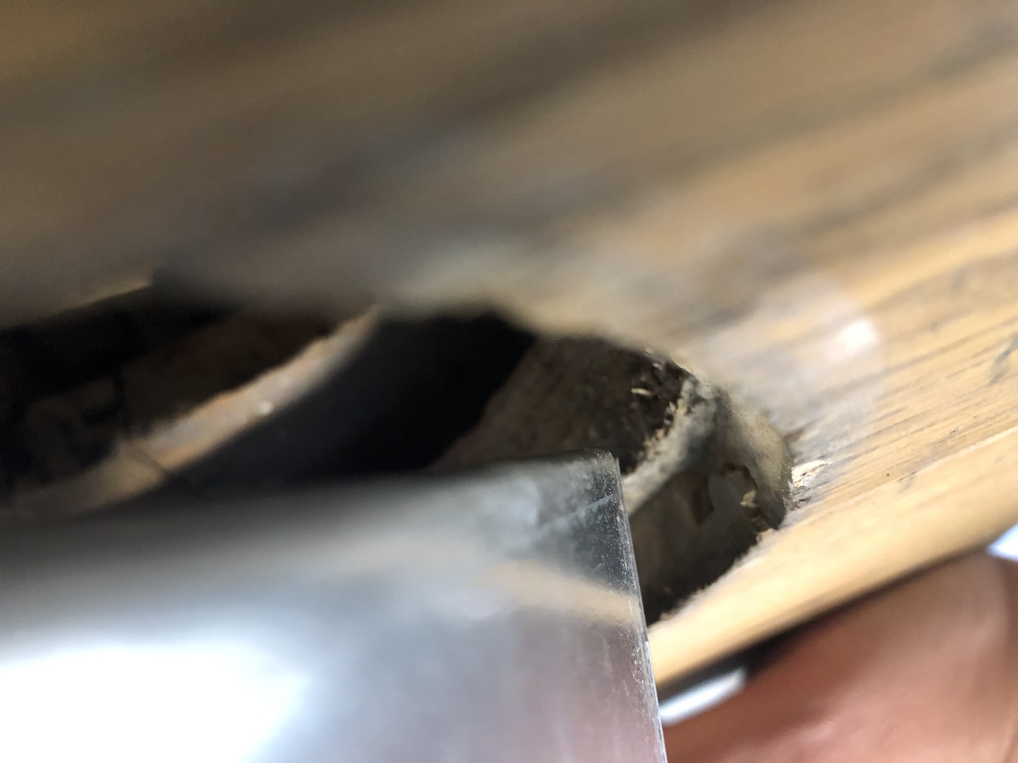 Floor condition before work at W1W