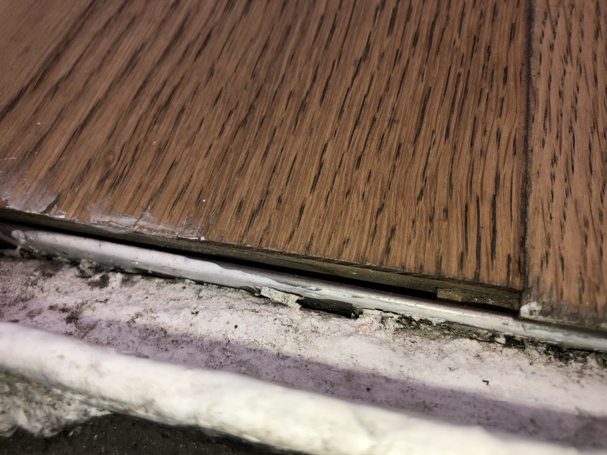 Floor condition before work at W1W