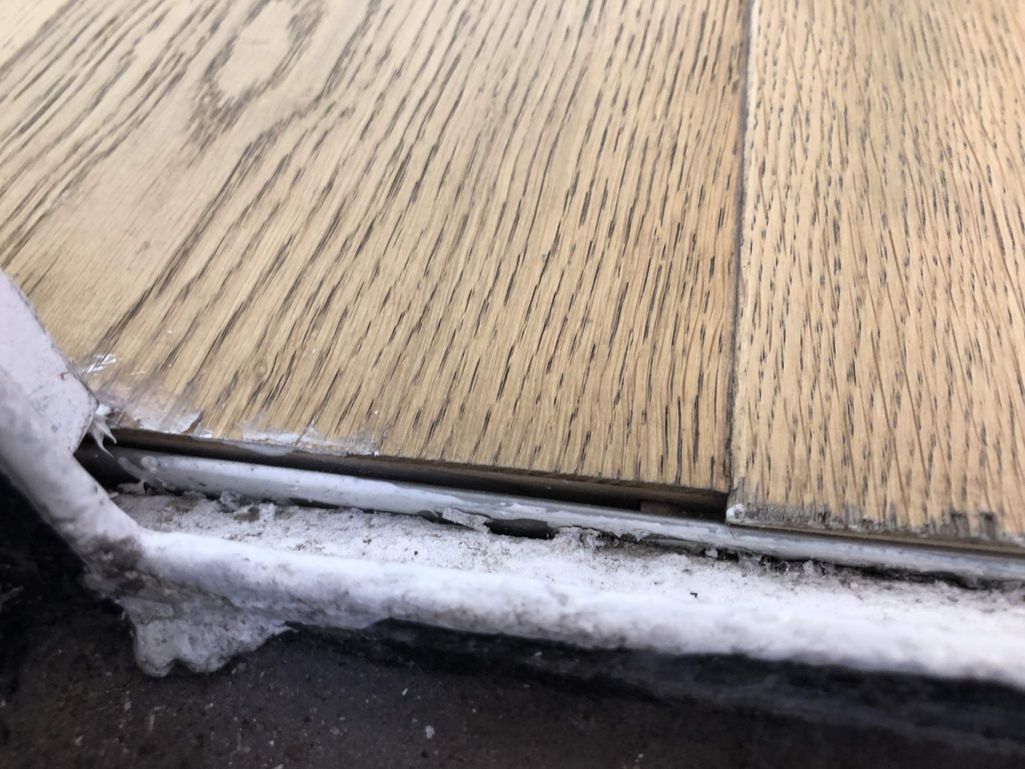 Floor condition before work at W1W