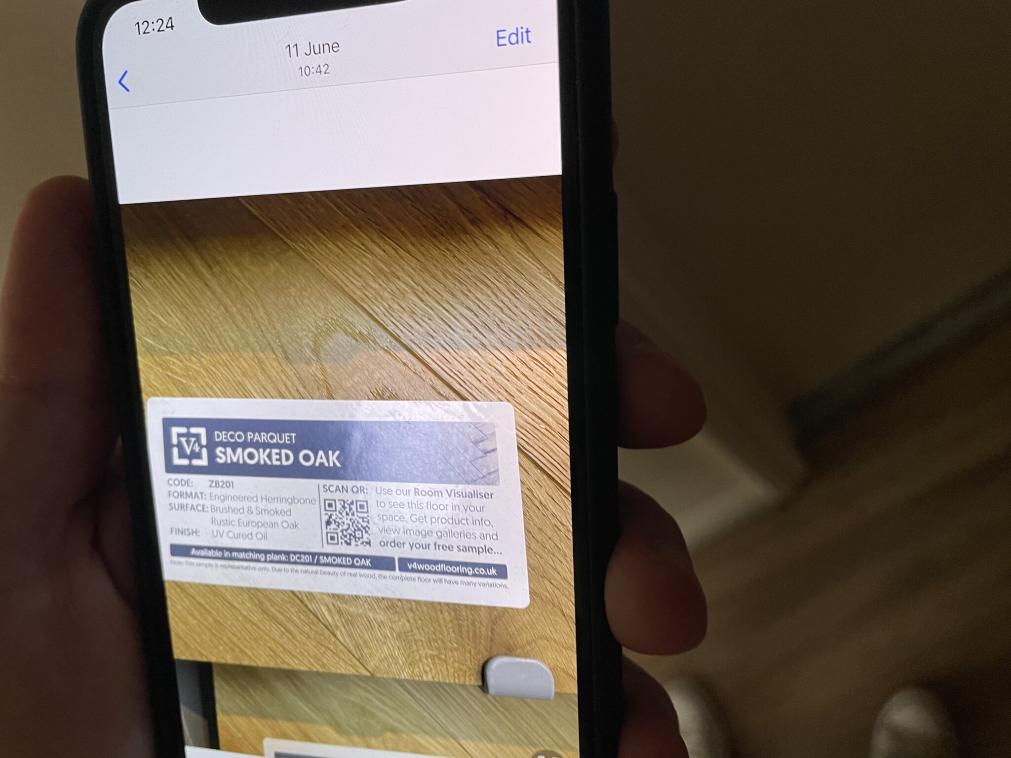 Floor condition before work at W2