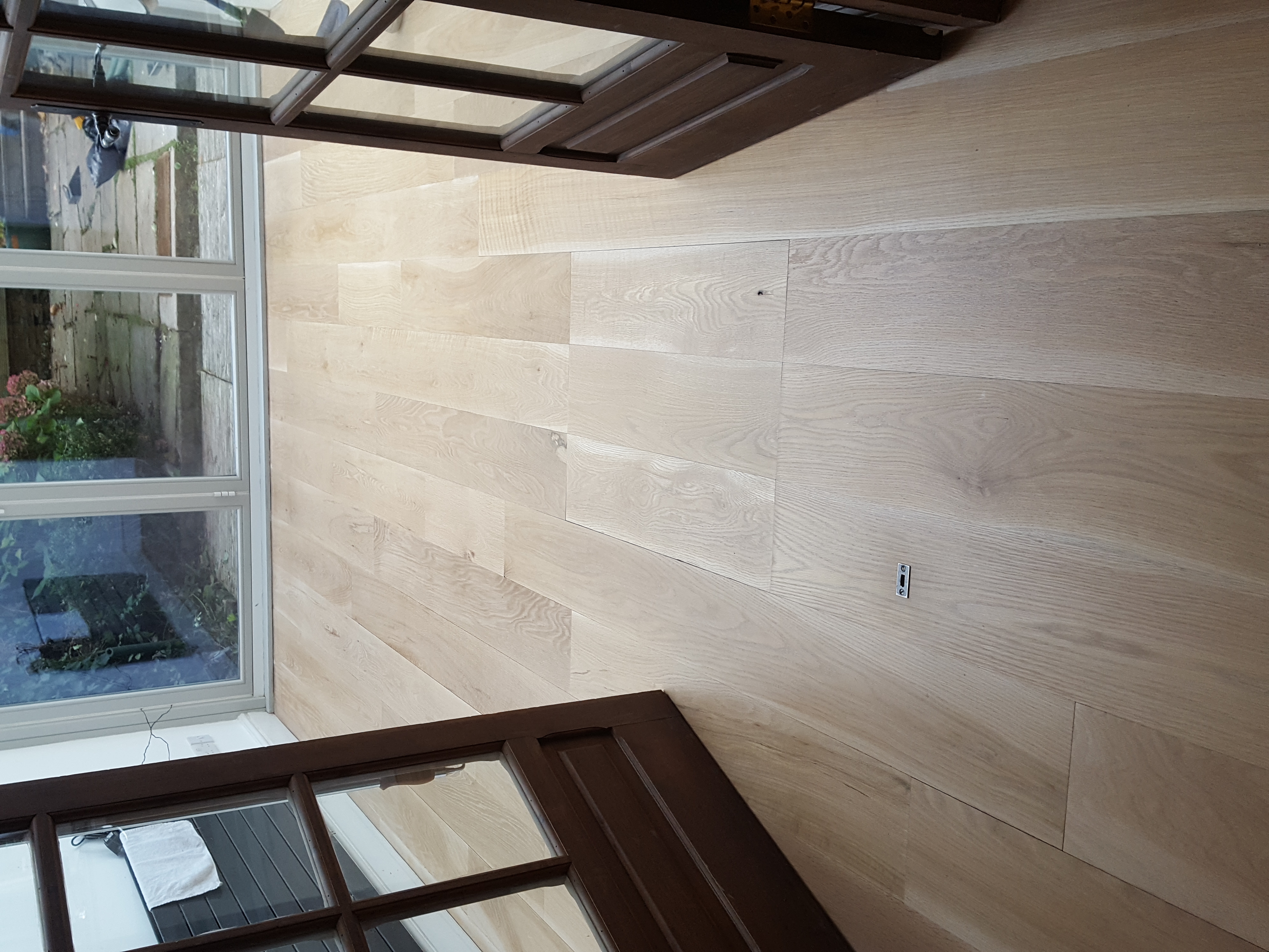 Engineered Wood floor after sanding work in W2