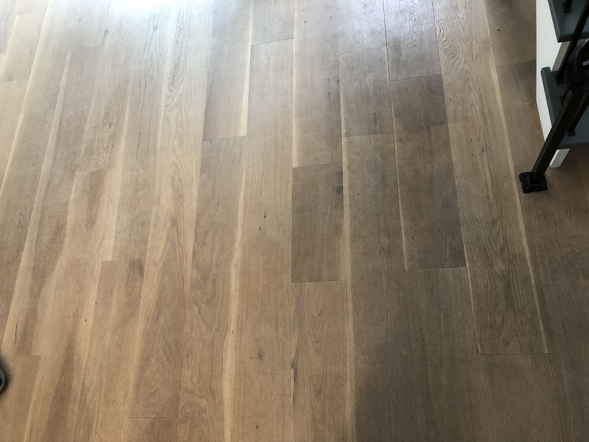 Floor condition before work at W2