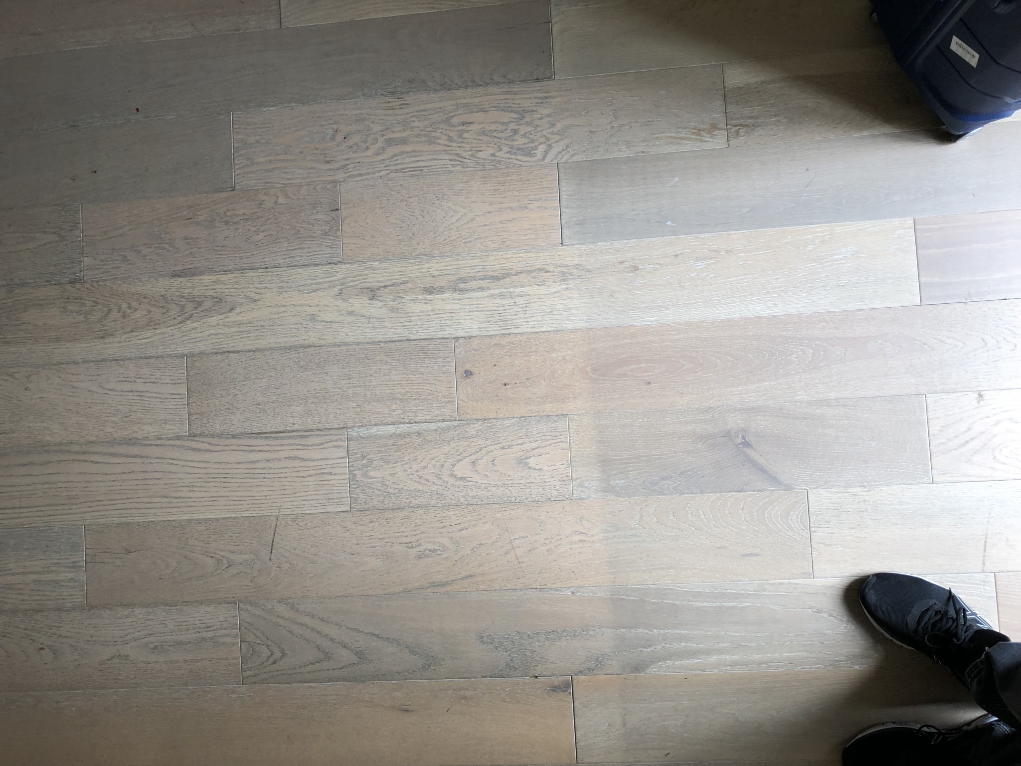 Floor condition before work at W2