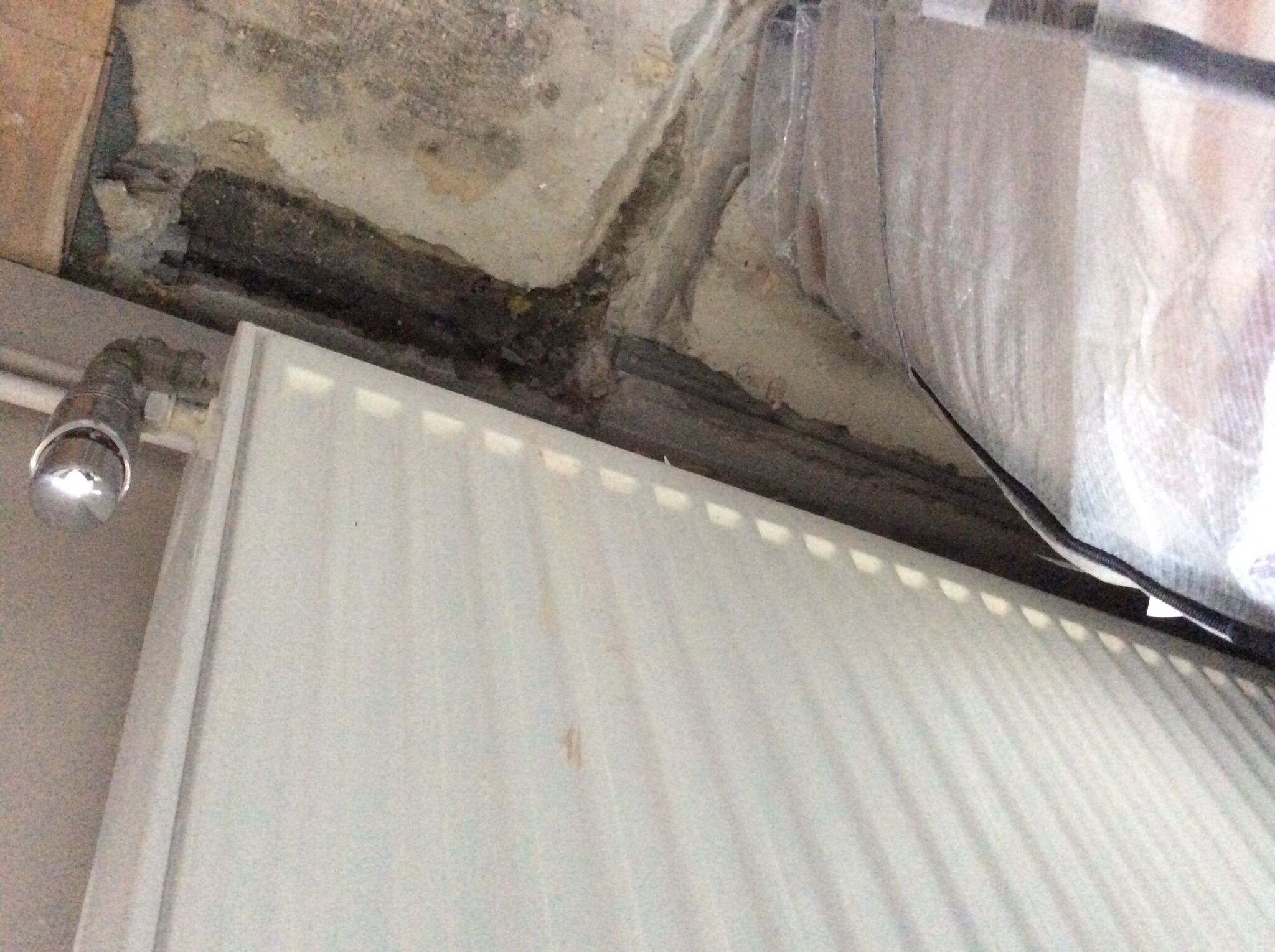 Floor condition before work at W4