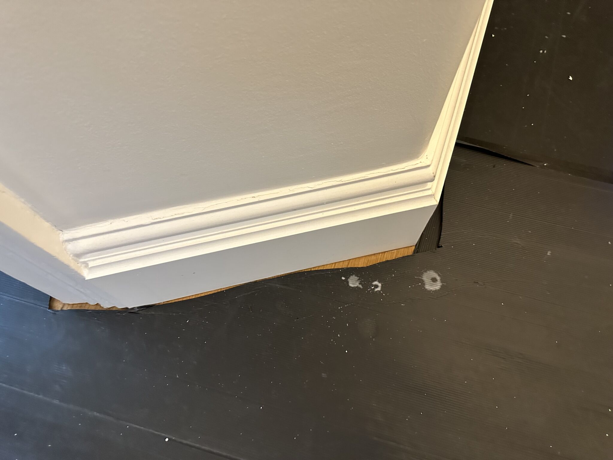 Floor condition before work at W4