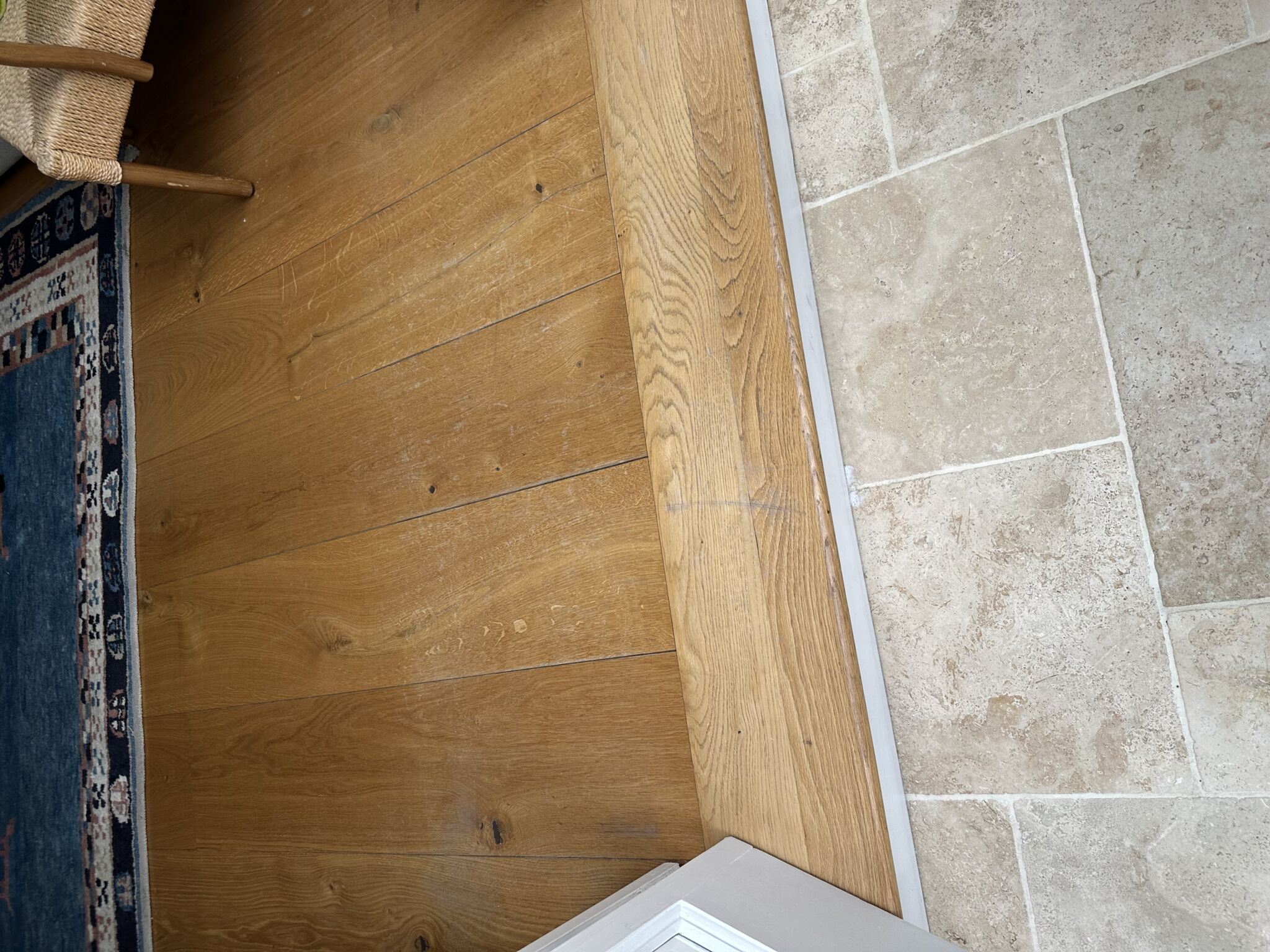 Floor condition before work at W4