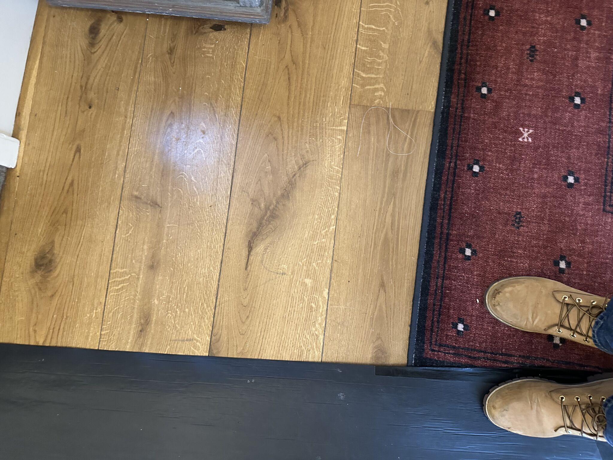 Floor condition before work at W4