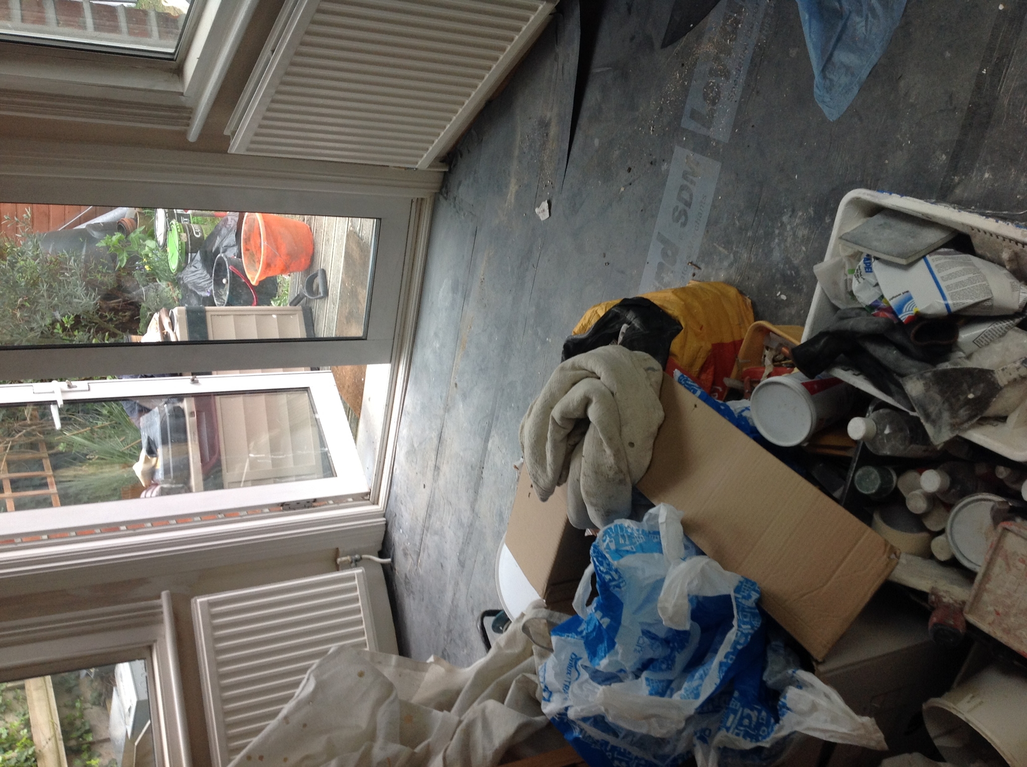 Floor condition before work at W4