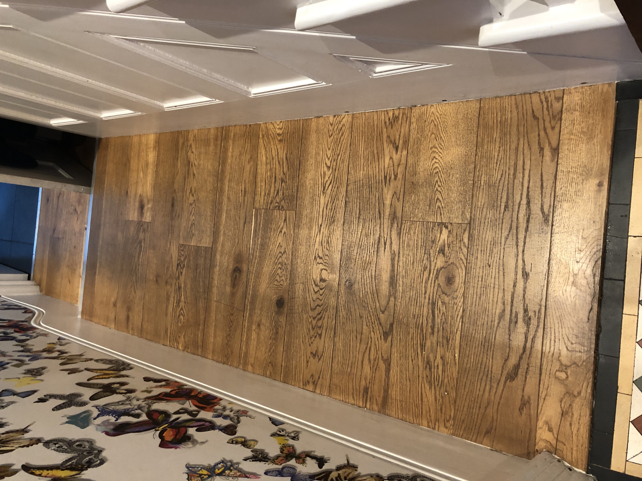 Floor condition before work at W4