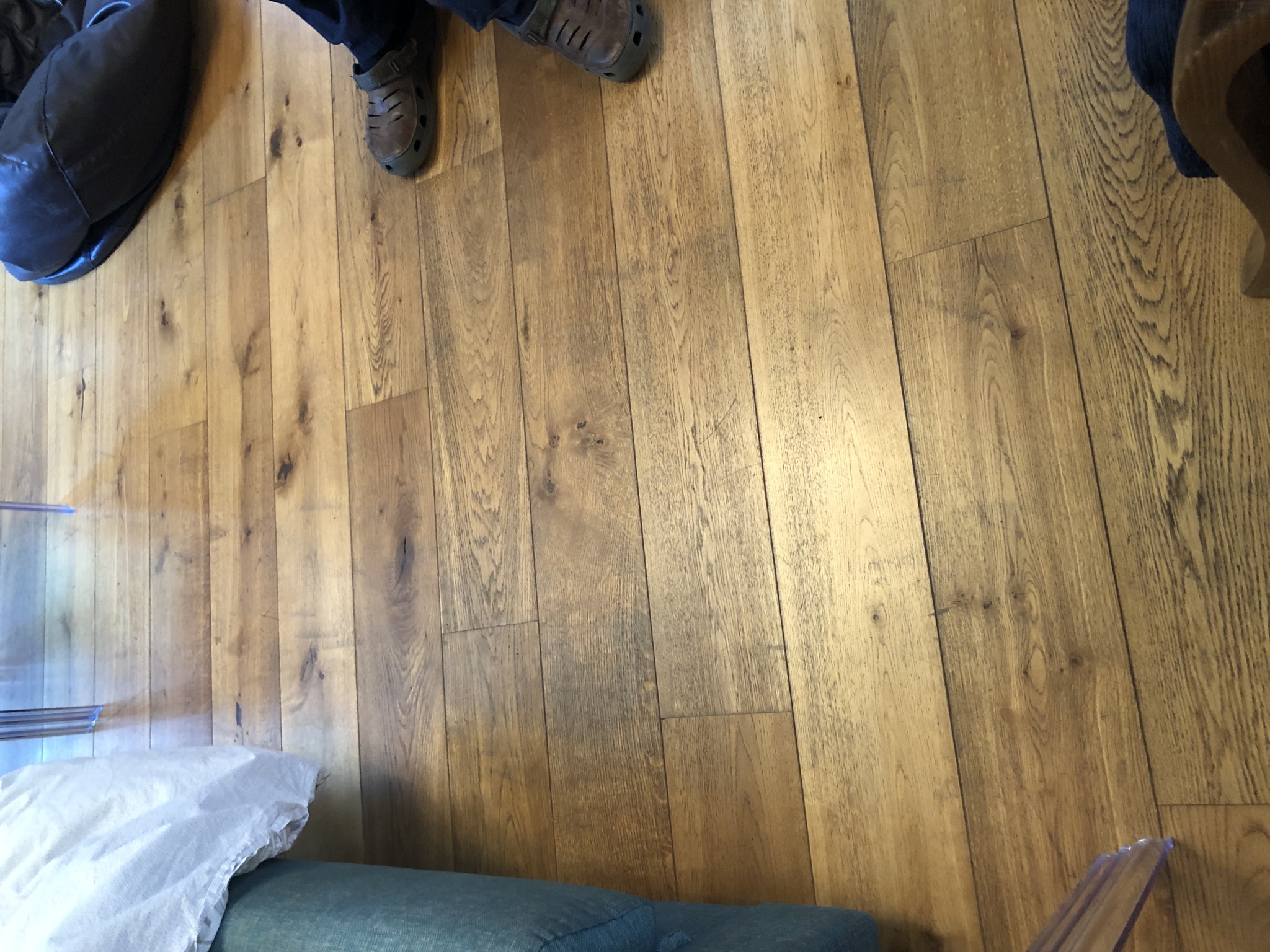 Floor condition before work at W4