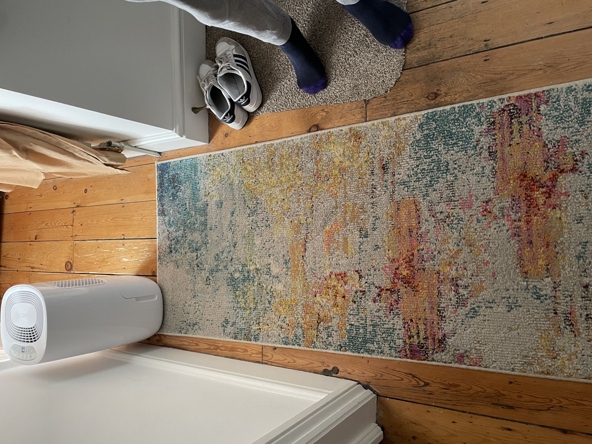 Floor condition before work at W5