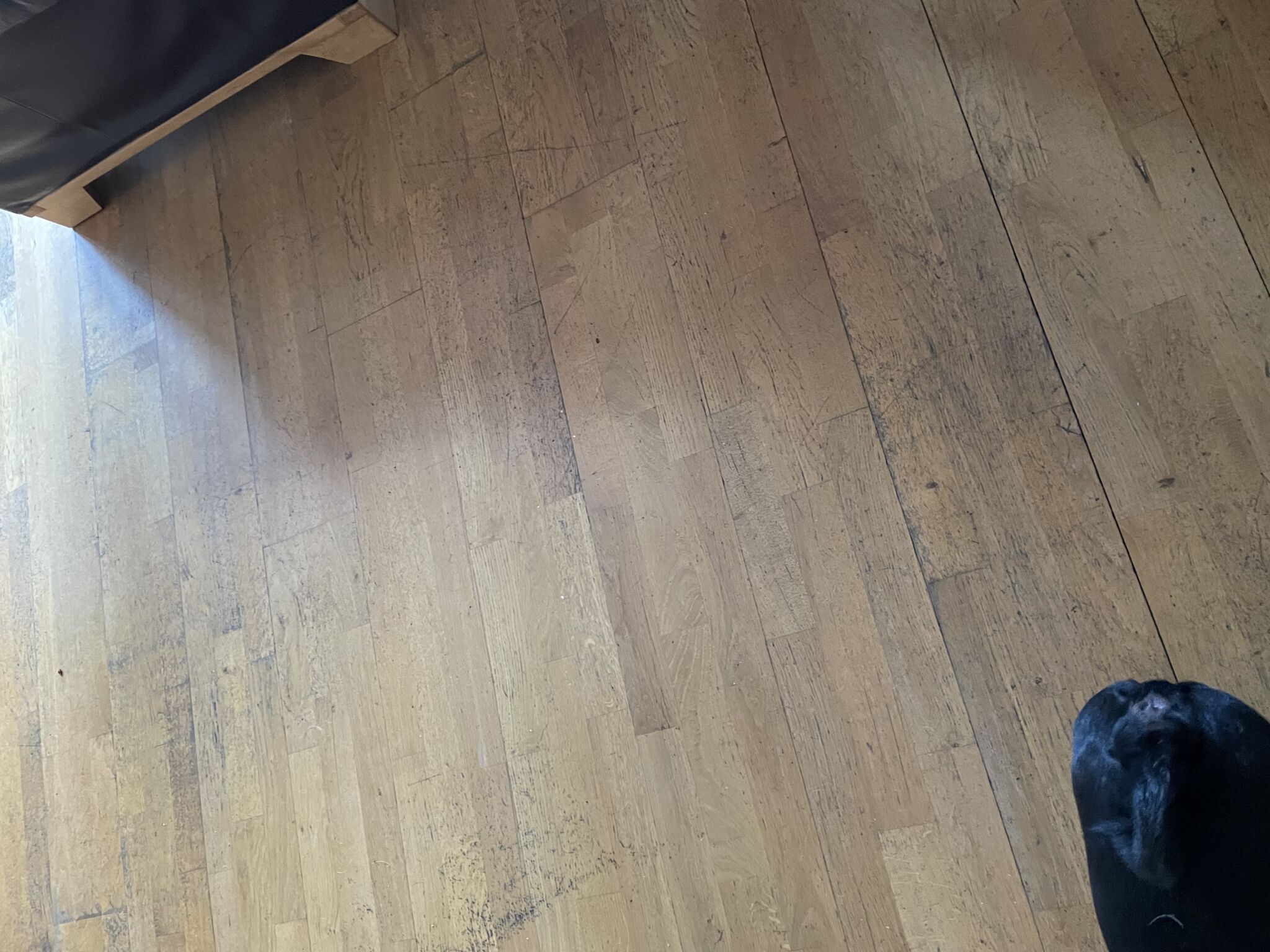 Floor condition before work at W5