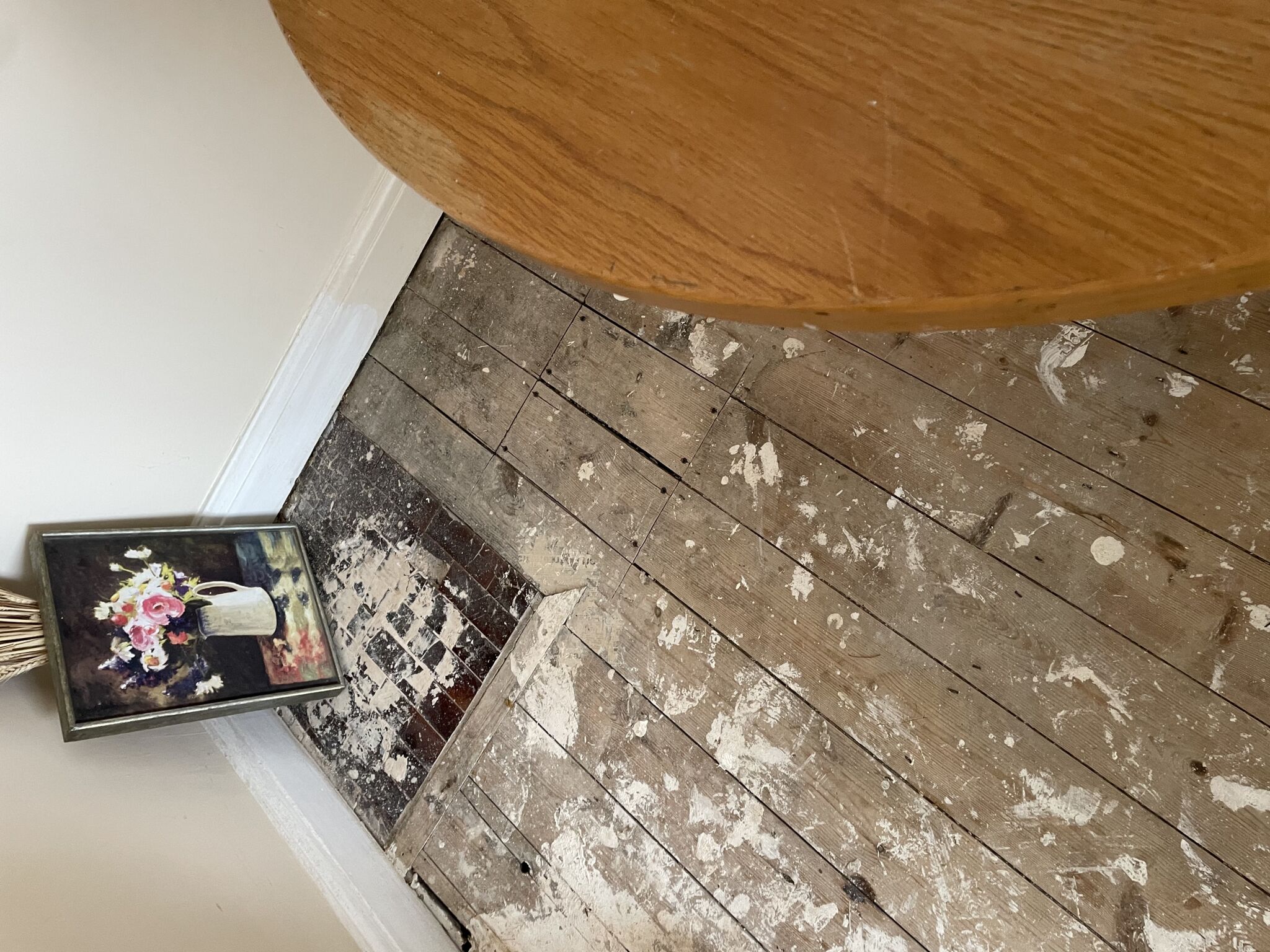 Floor condition before work at W5