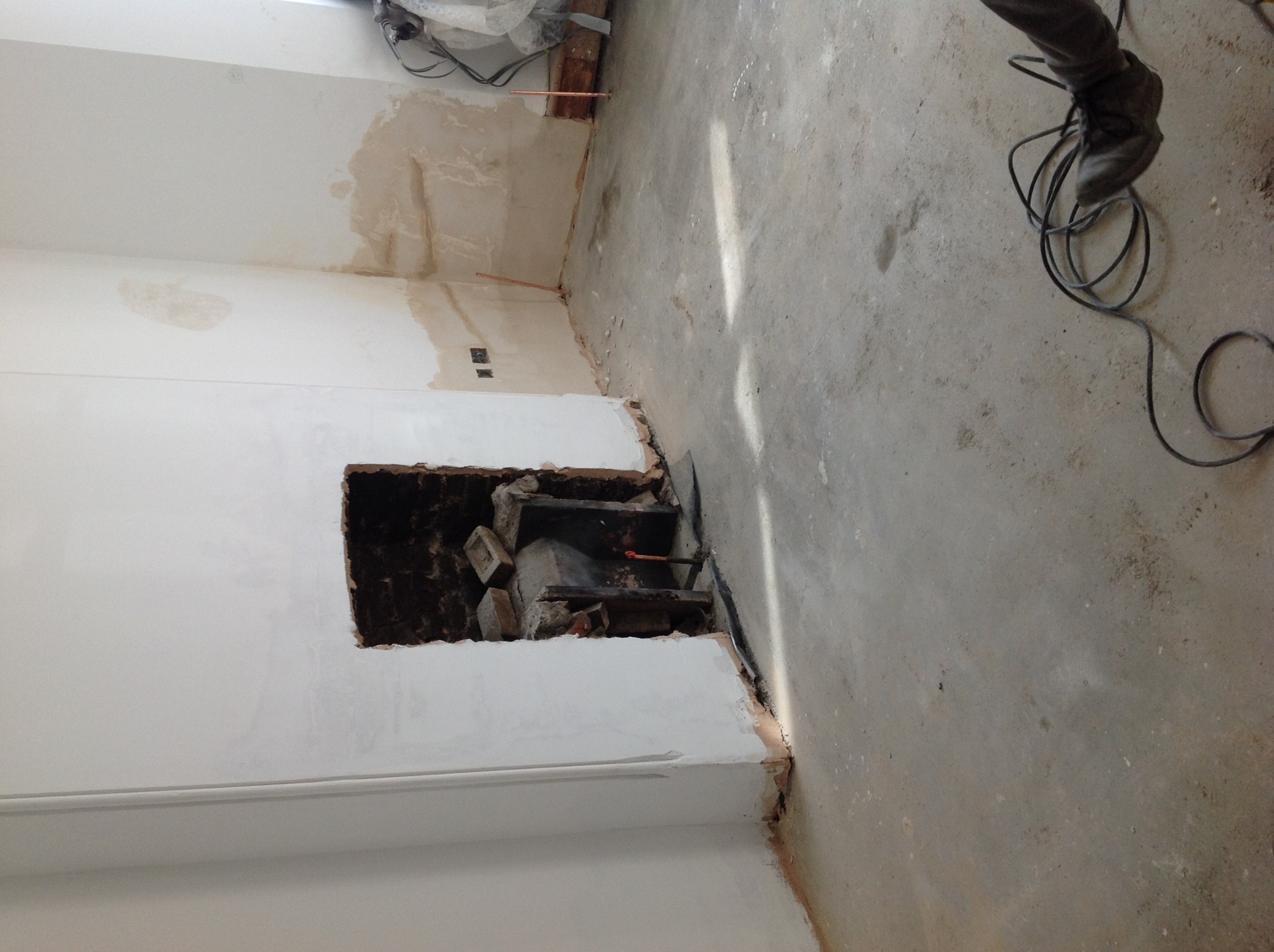 Floor condition before work at W5