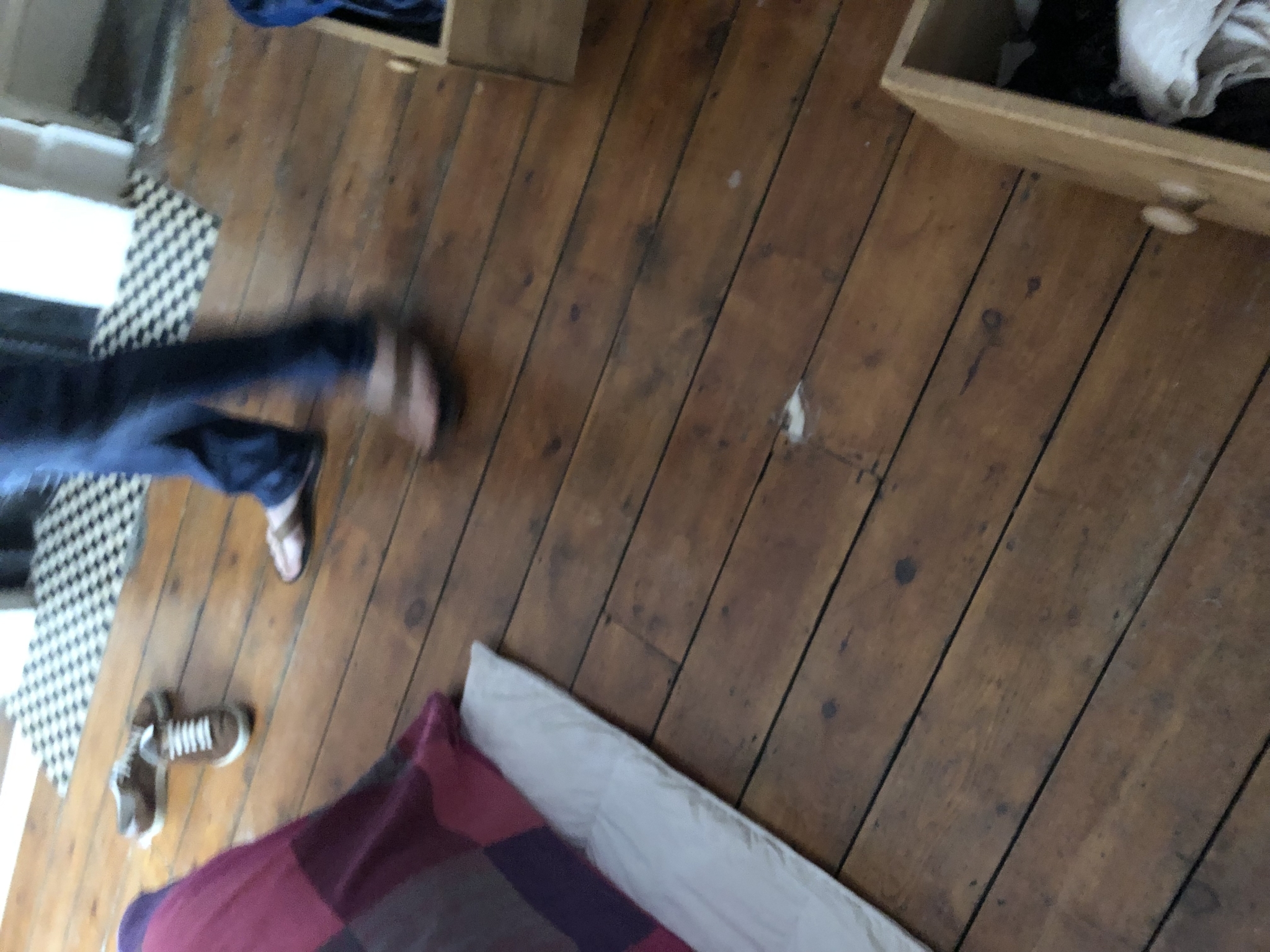 Floor condition before work at W5