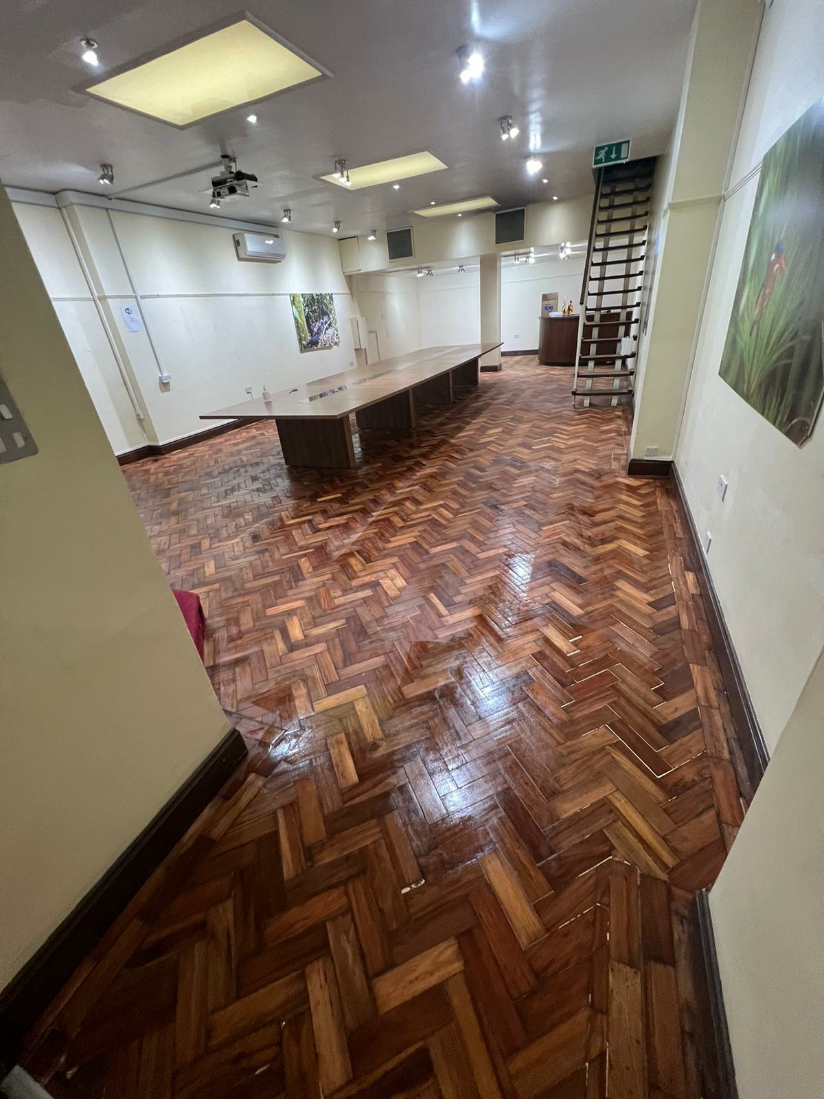 Parquet repairs and gap filling, WC2N