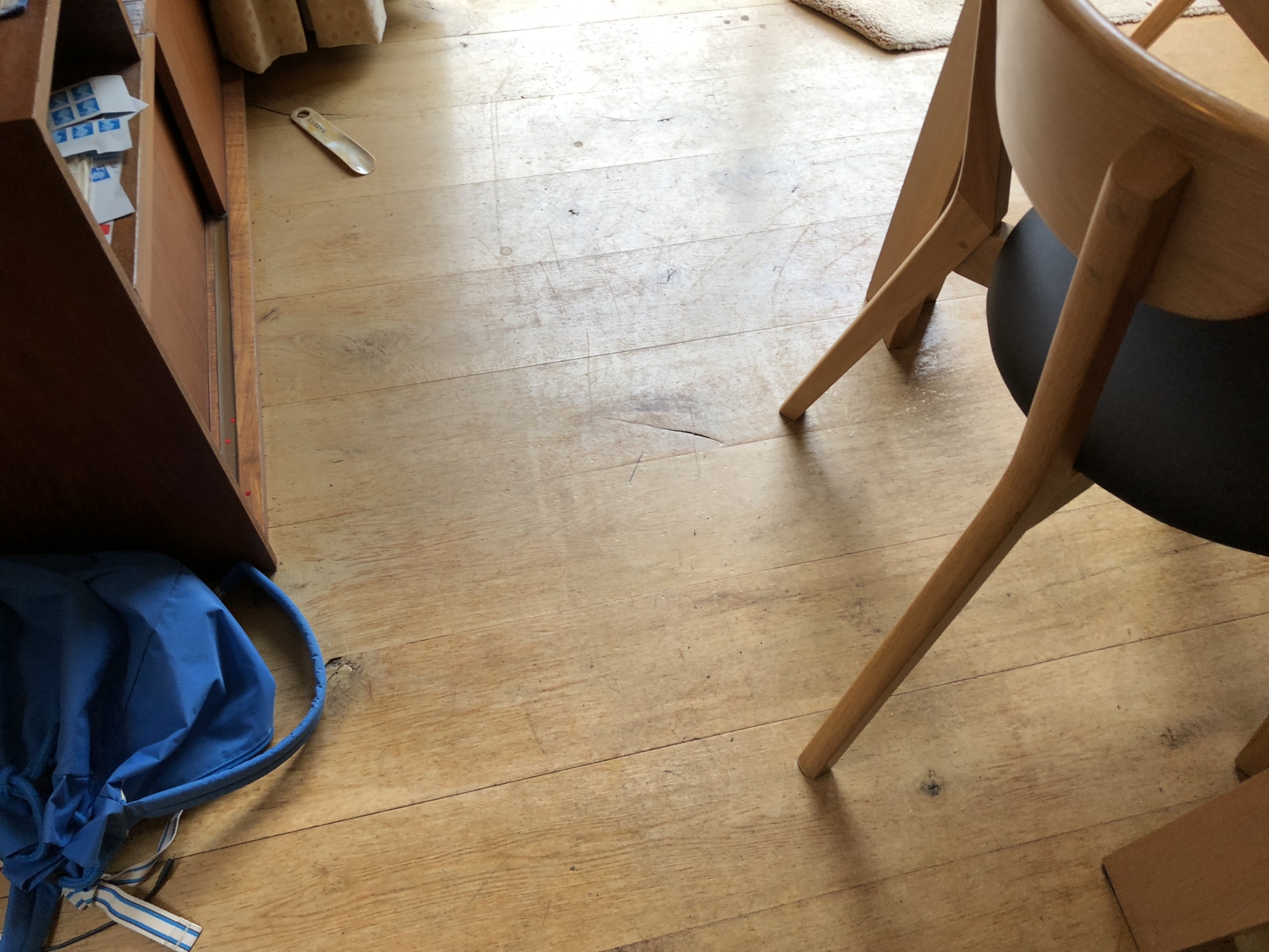 Floor condition before work at WD17