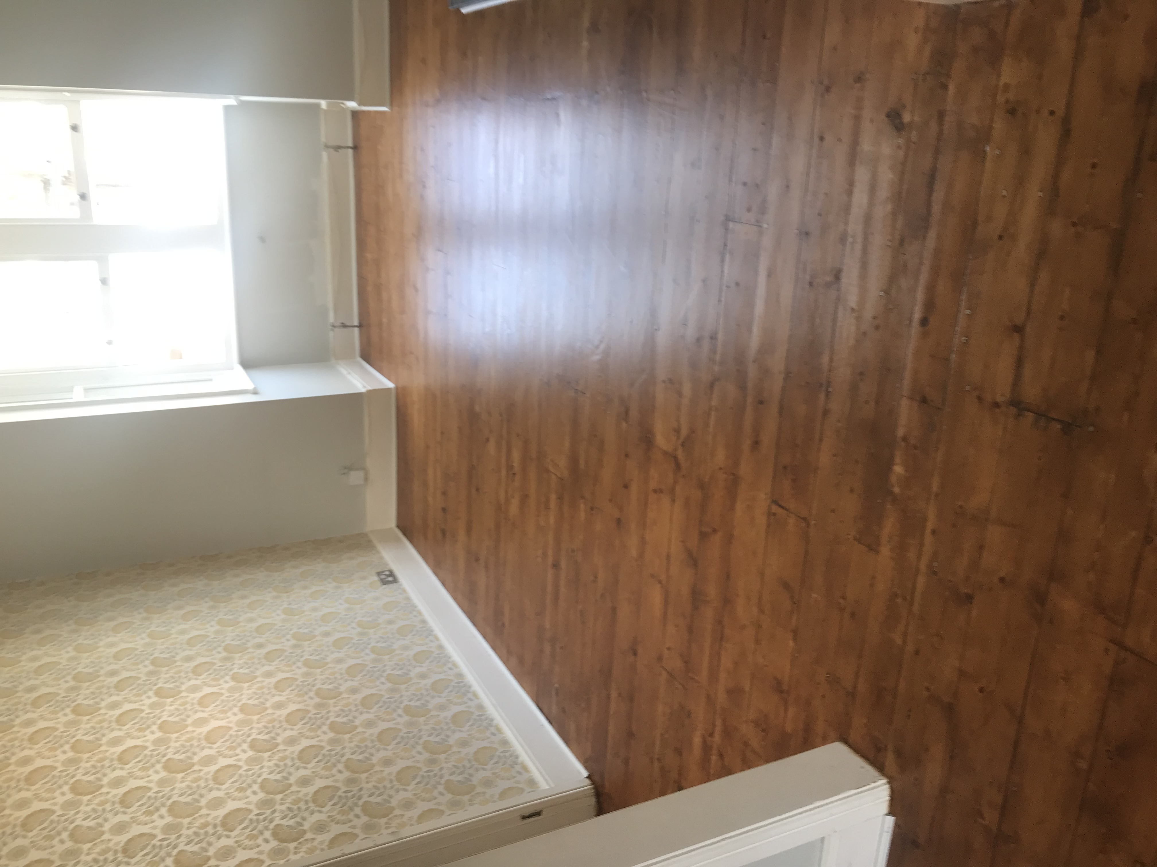 Floorboards floor after sanding work in WD23